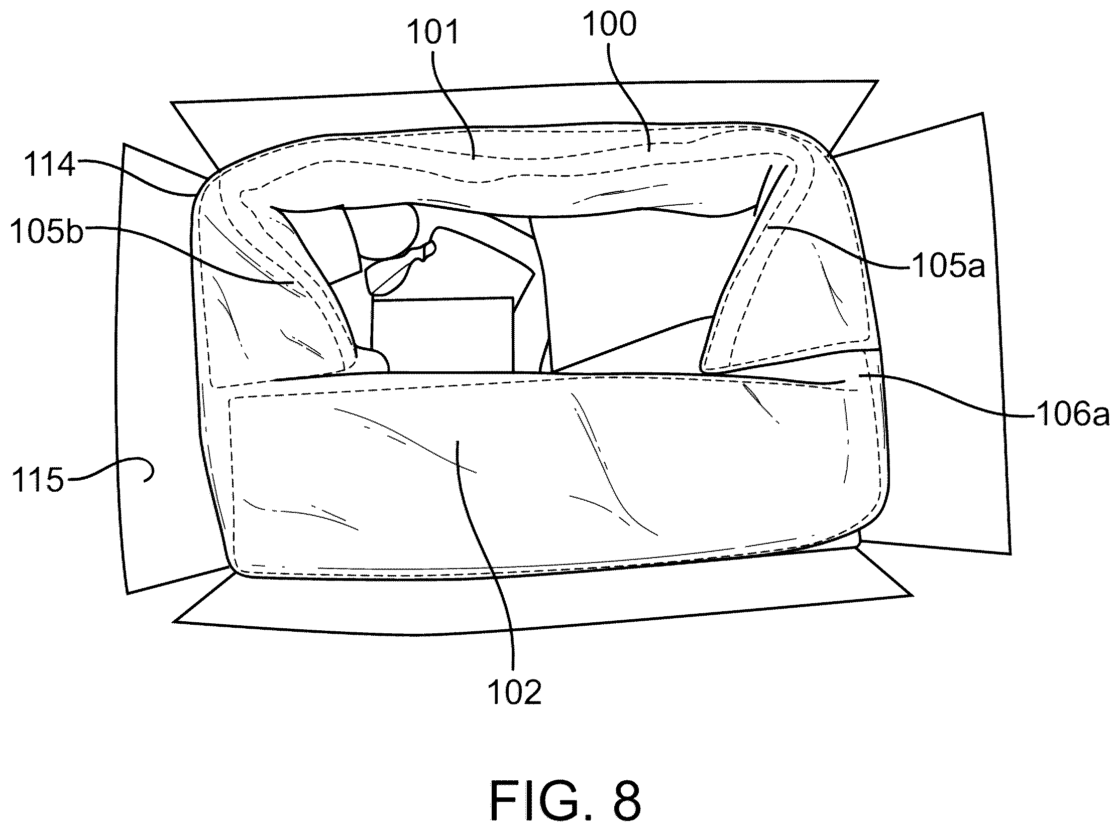 Patent US12460764 Figure 8 – Thermal insulation liners