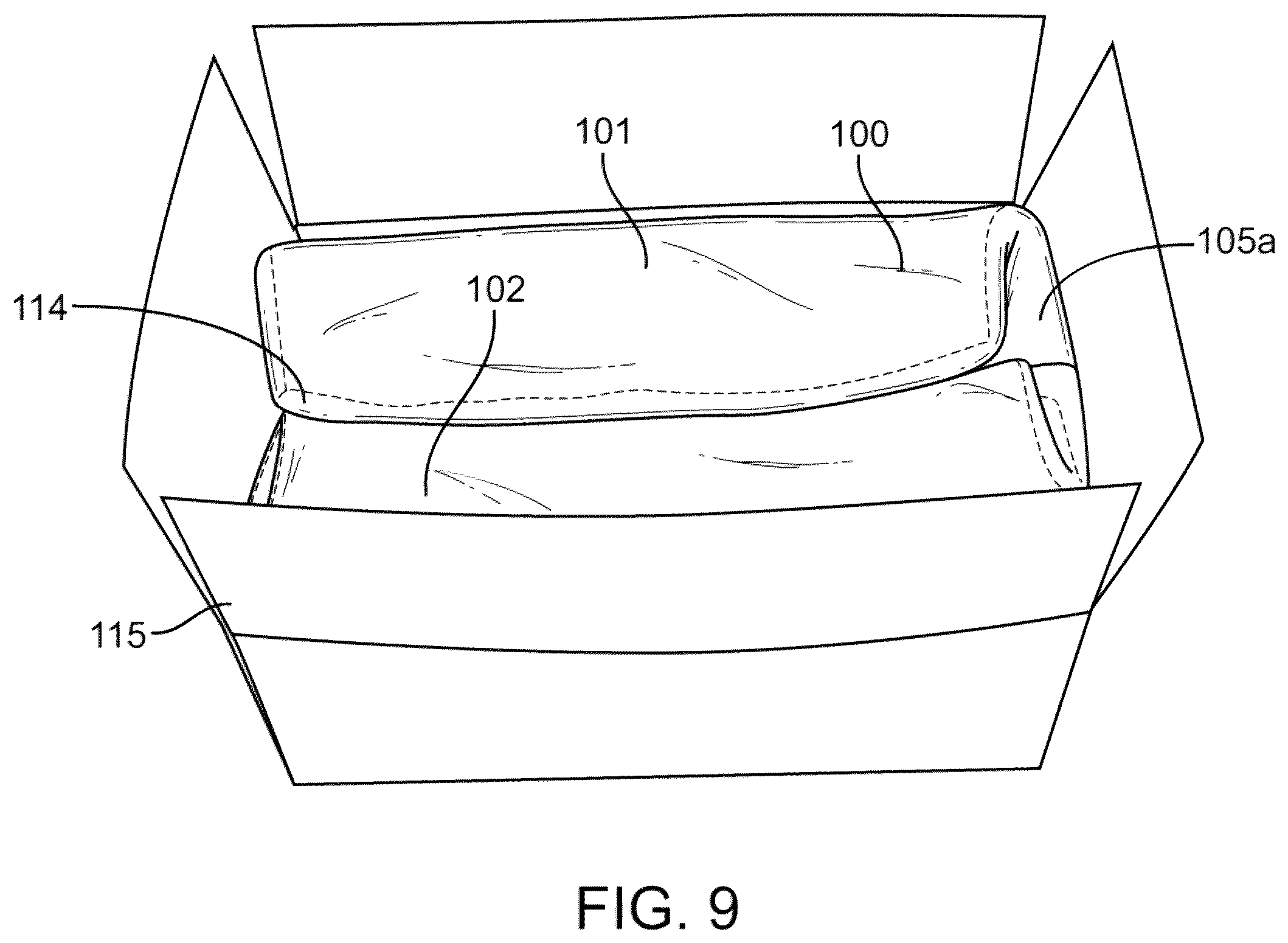 Patent US12460764 Figure 9 – Thermal insulation liners