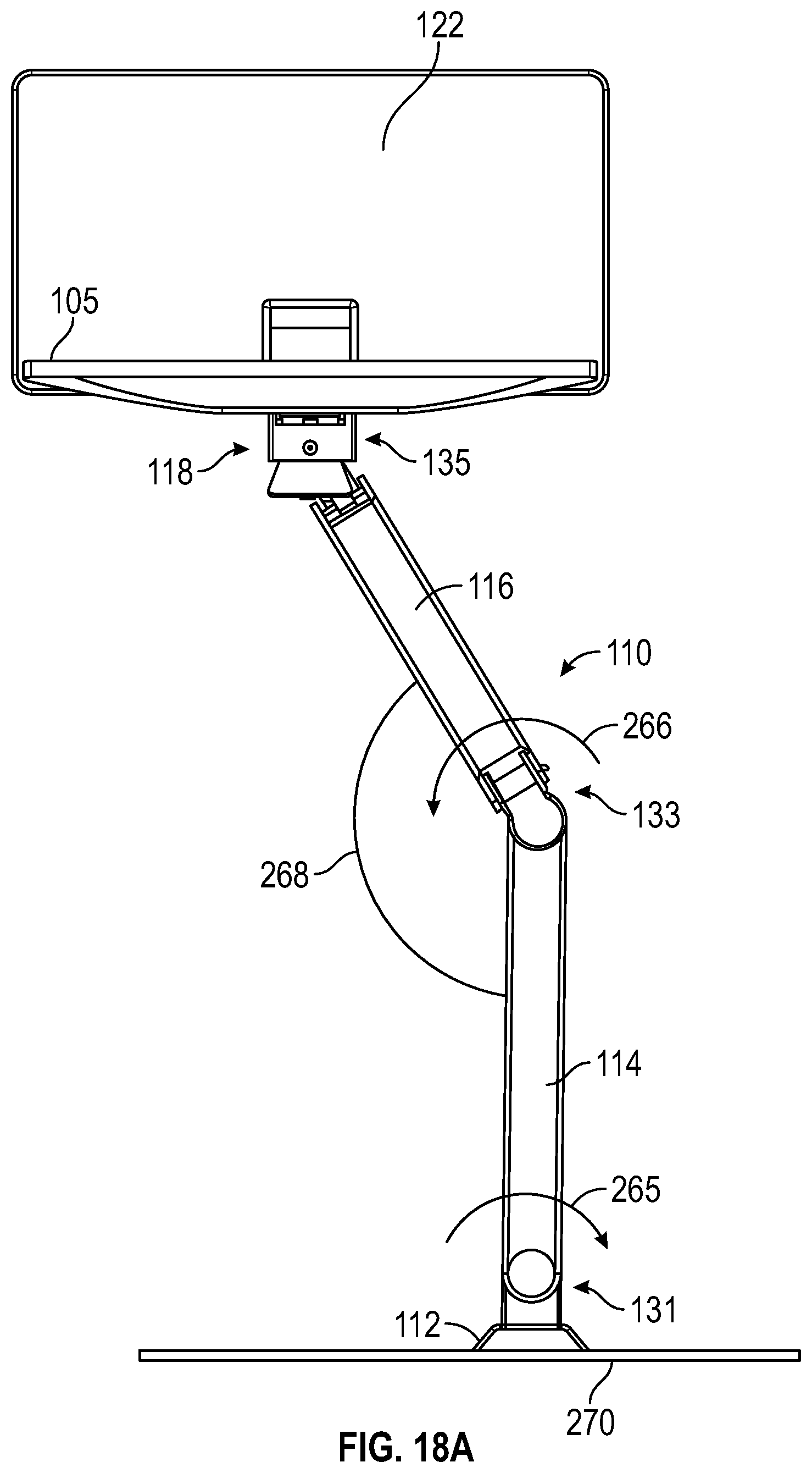 Patent US12460767 Figure 10 – Arm assembly