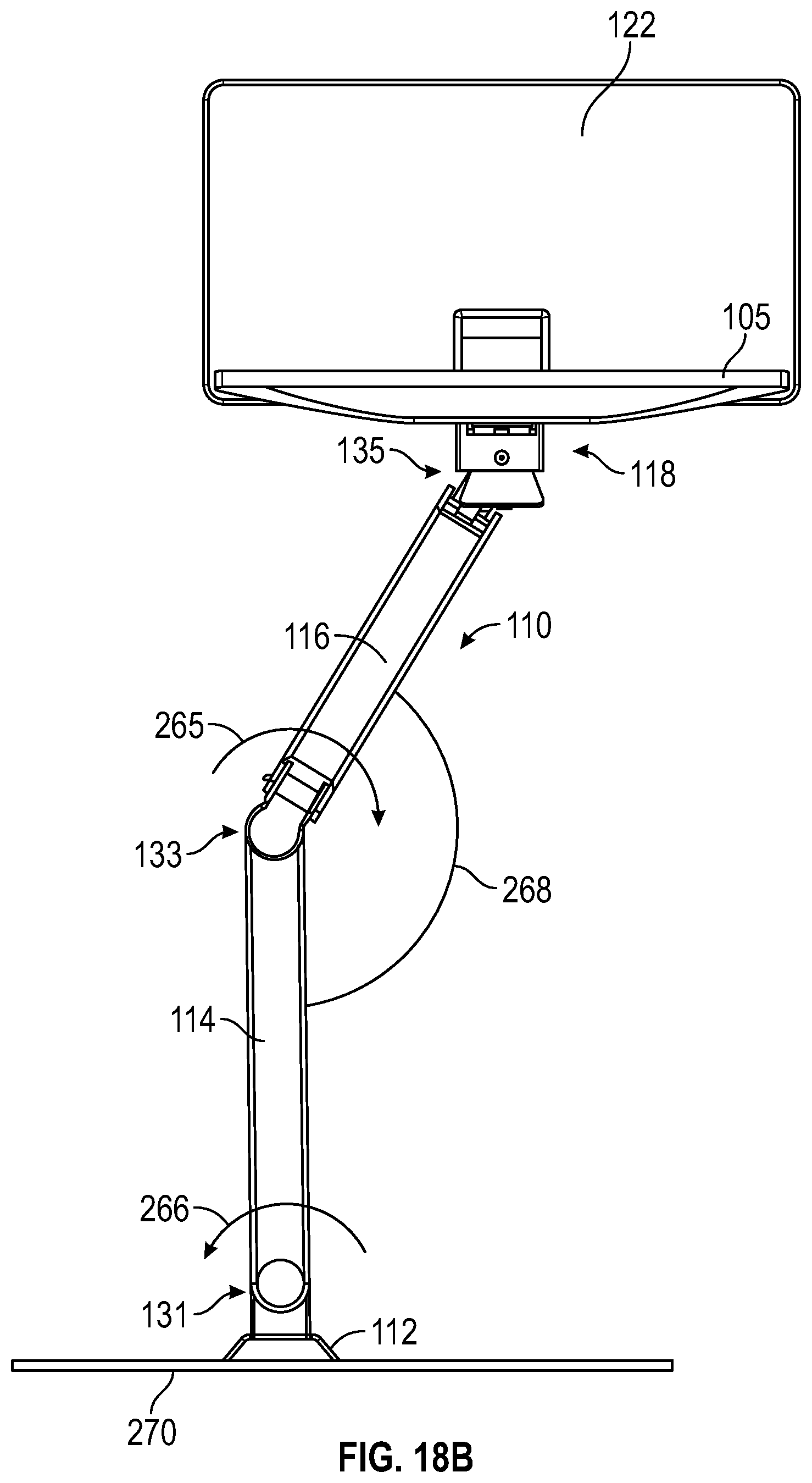 Patent US12460767 Figure 11 – Arm assembly
