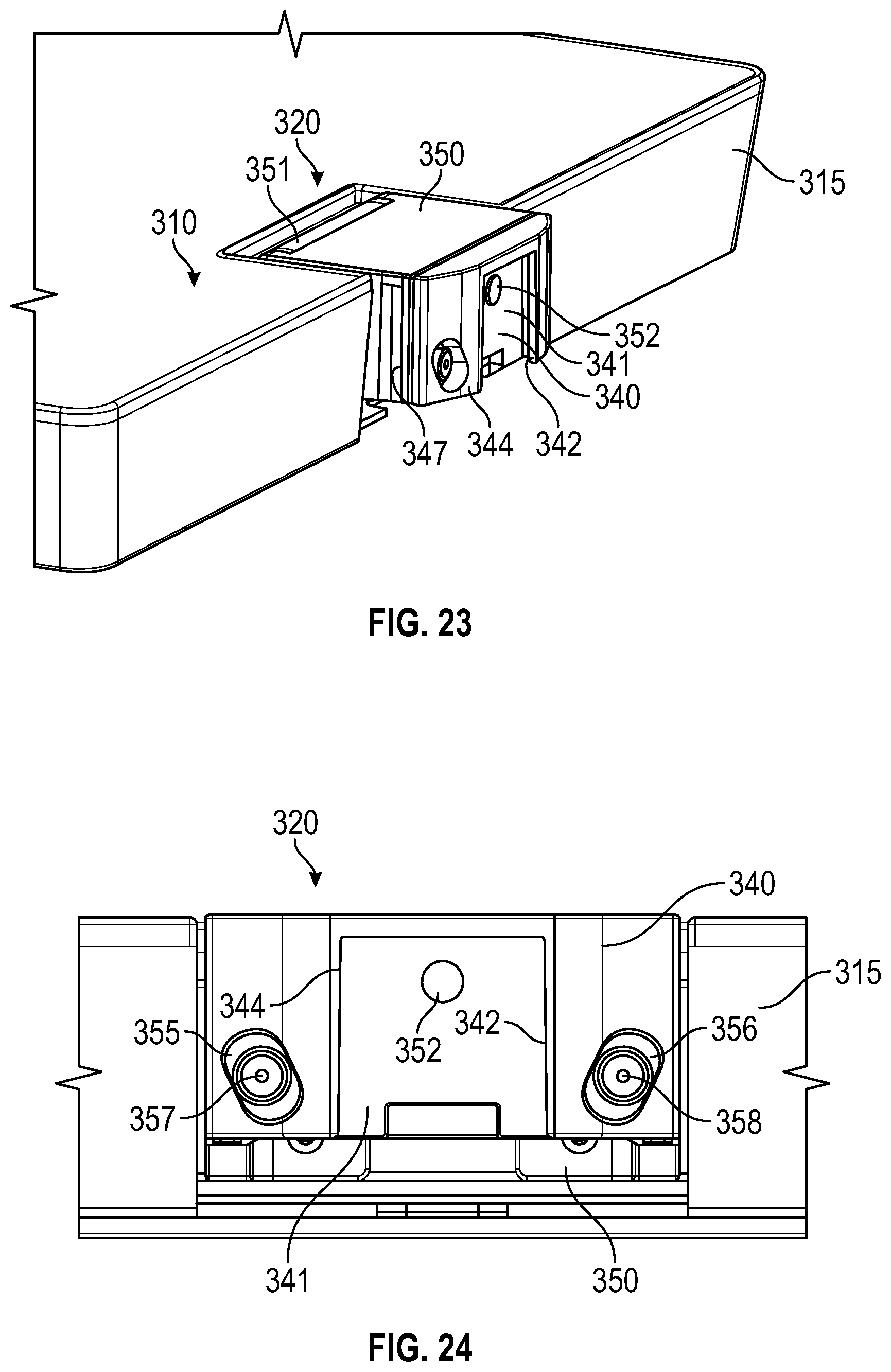 Patent US12460767 Figure 15 – Arm assembly
