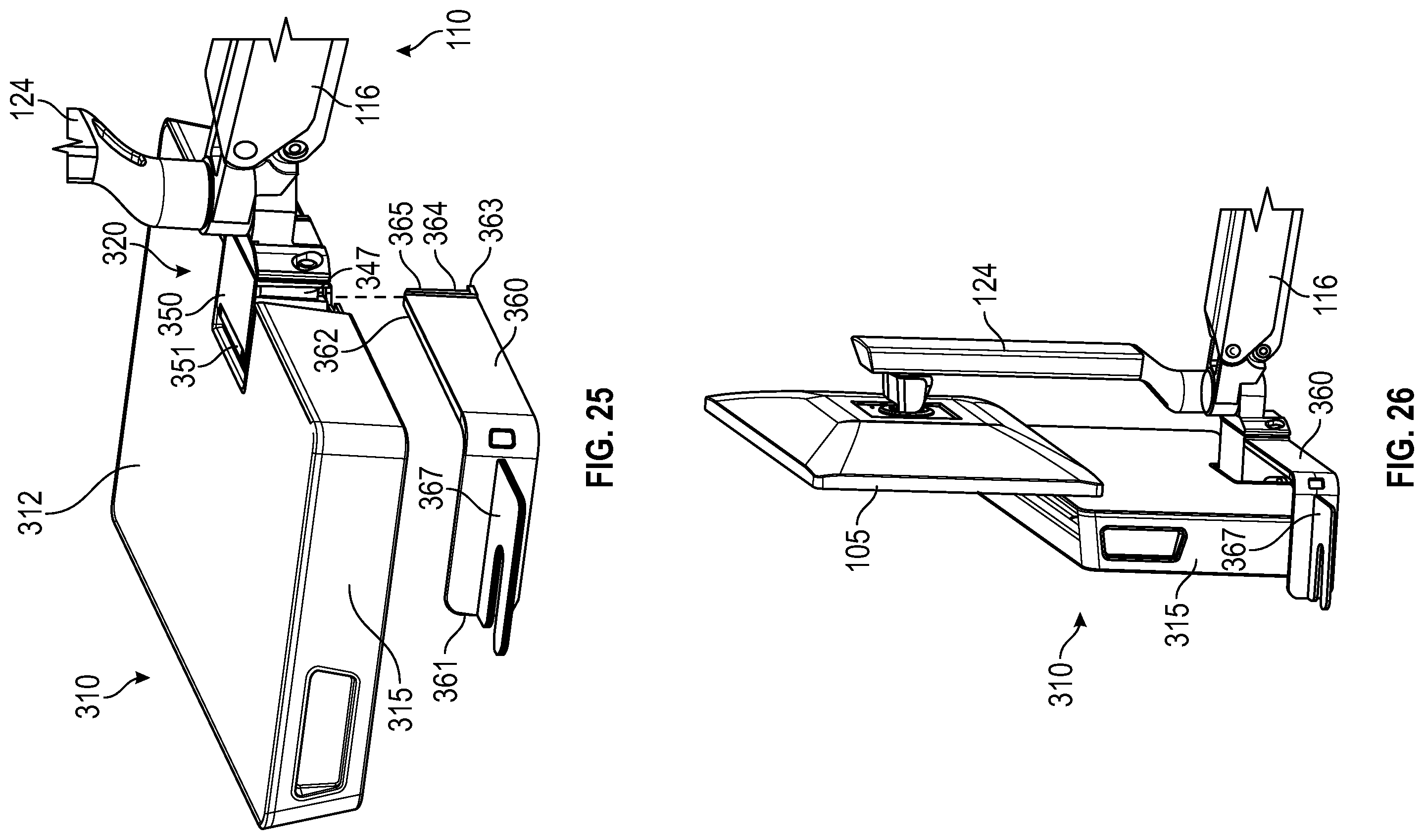 Patent US12460767 Figure 16 – Arm assembly