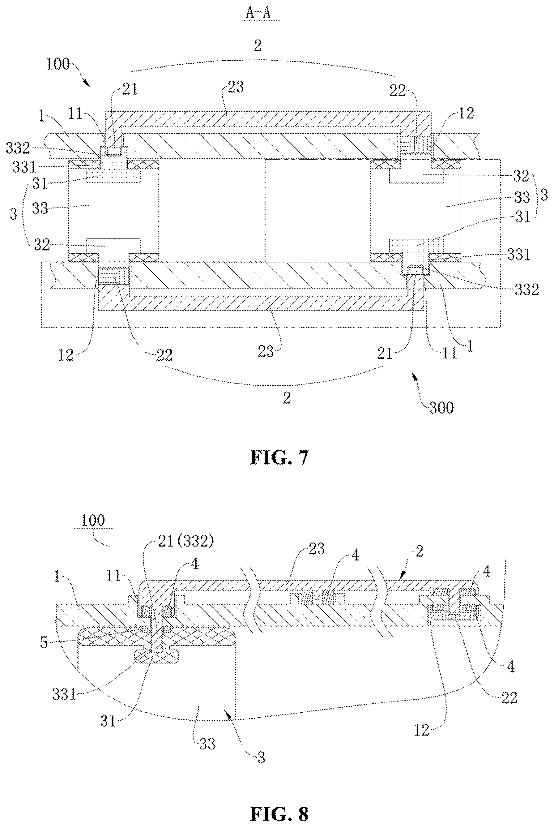 Patent US12460768 Figure 7 – First support assembly, support assembly system, display apparatus and double-sided display apparatus