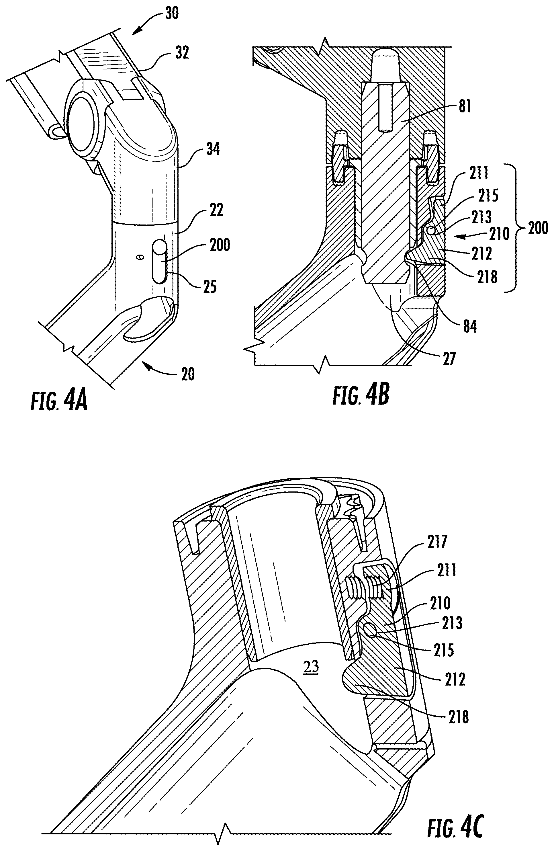 Patent US12460769 Figure 4 – Adjustable support arm