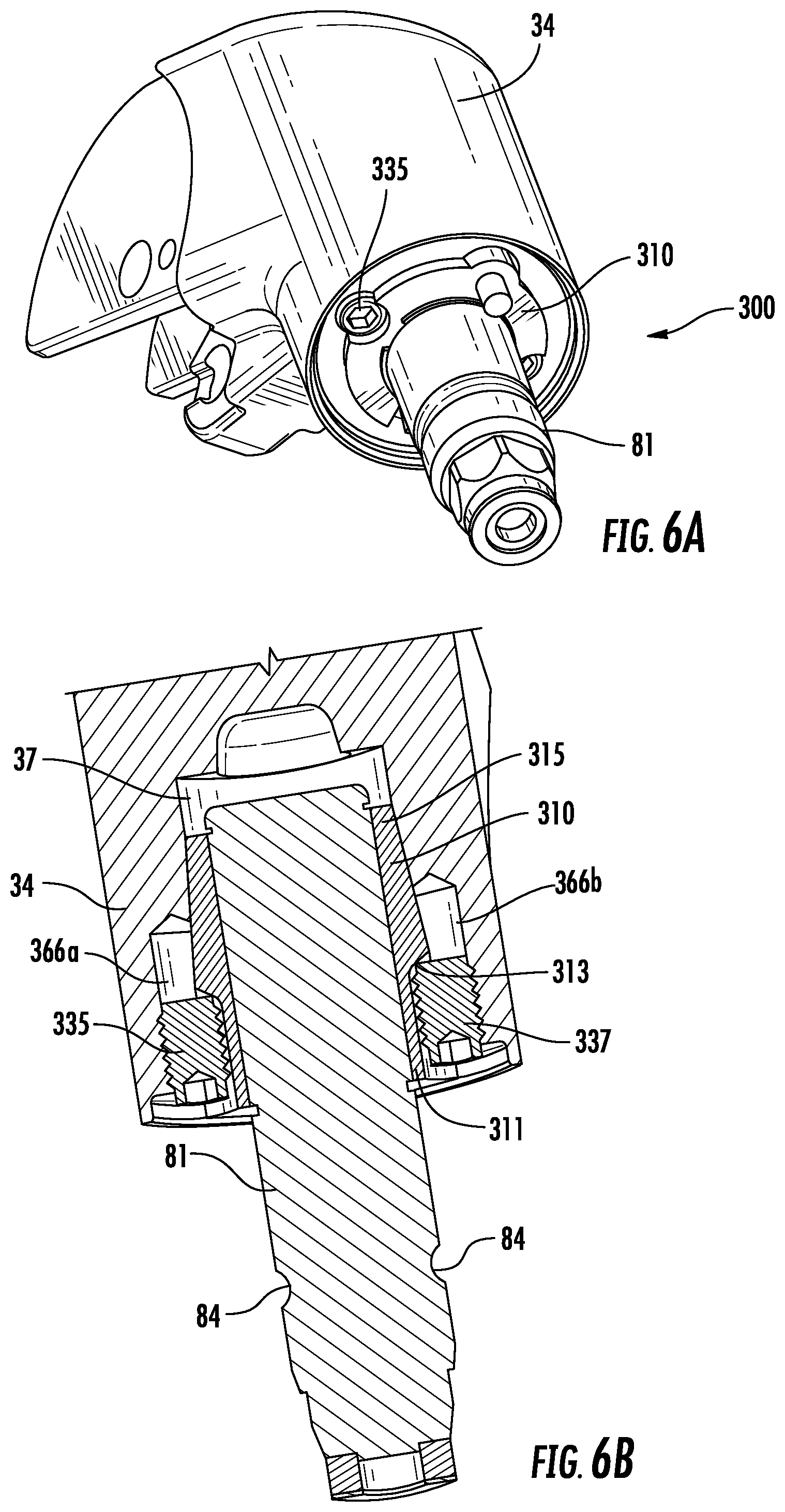 Patent US12460769 Figure 6 – Adjustable support arm