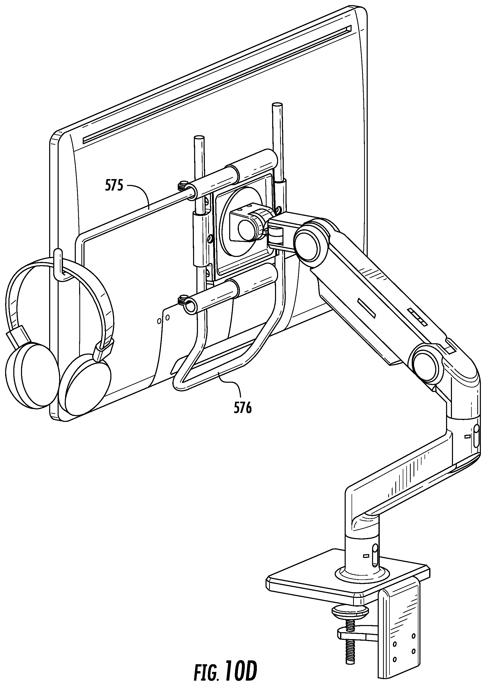 Patent US12460769 Figure 19 – Adjustable support arm