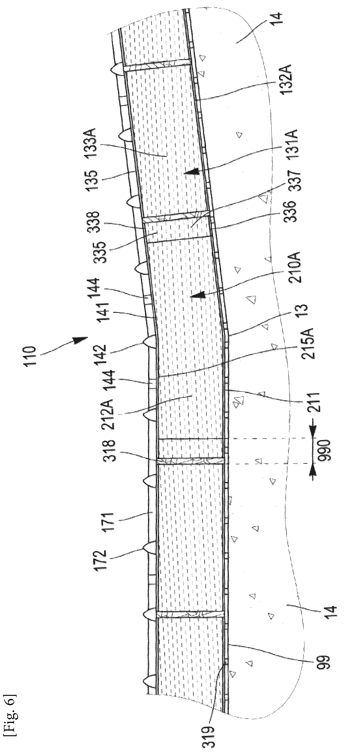 Patent US12460772 Figure 6 – Liquefied gas storage facility having a polygonal load-bearing structure