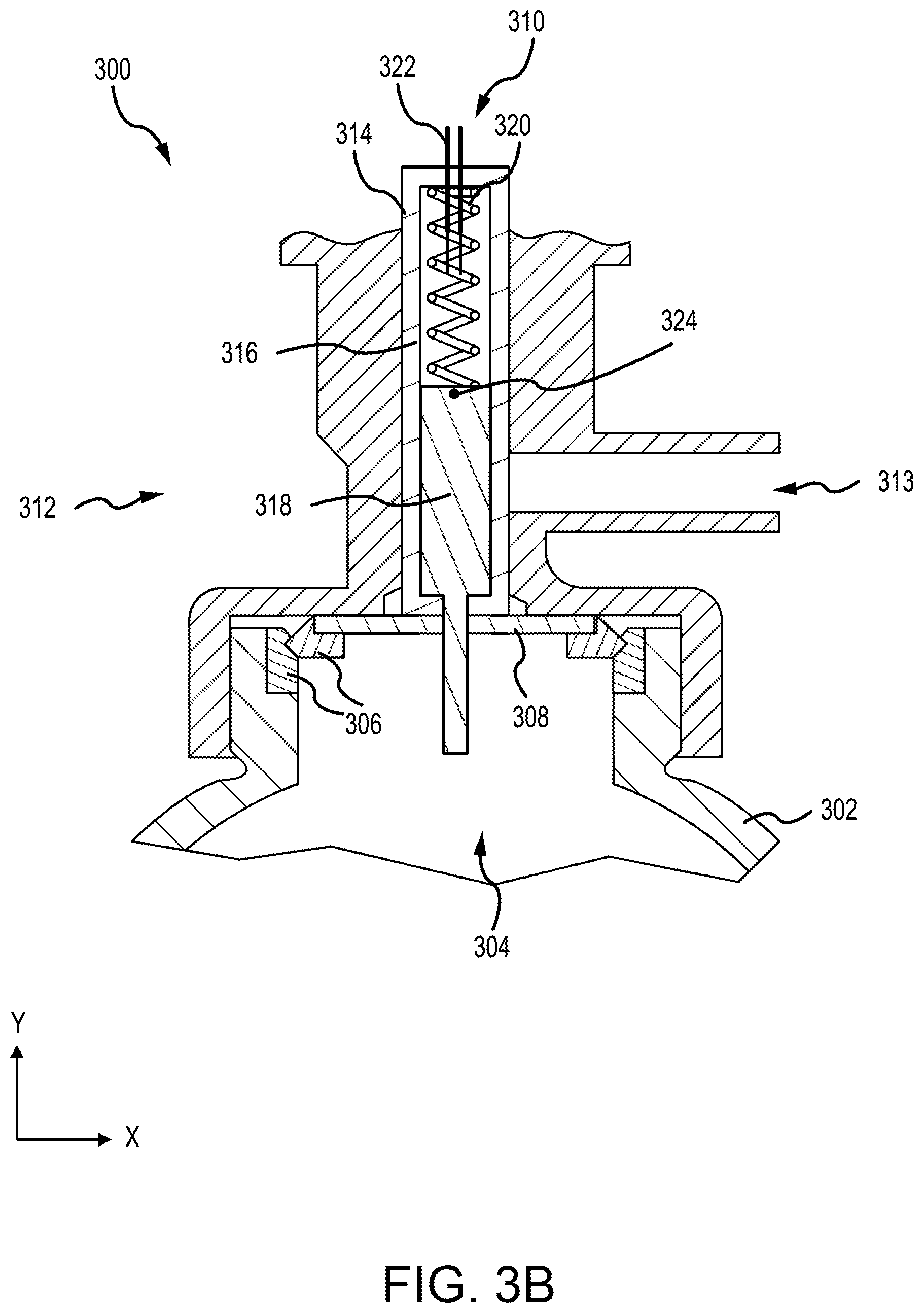 Patent US12460776 Figure 4 – Electronically activated, spring-driven initiator