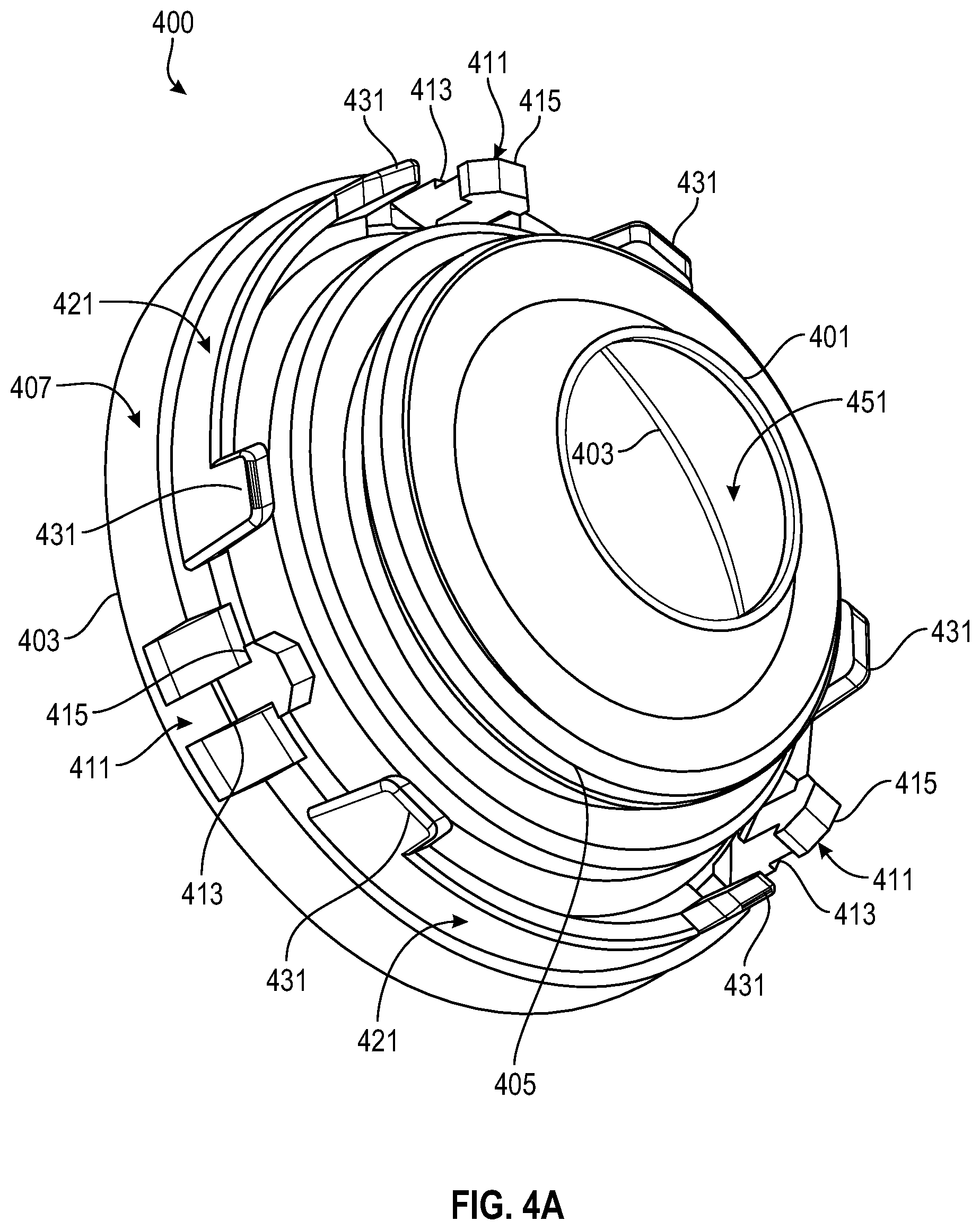 Patent US12460780 Figure 11 – Toolless click-in or click-out downlight