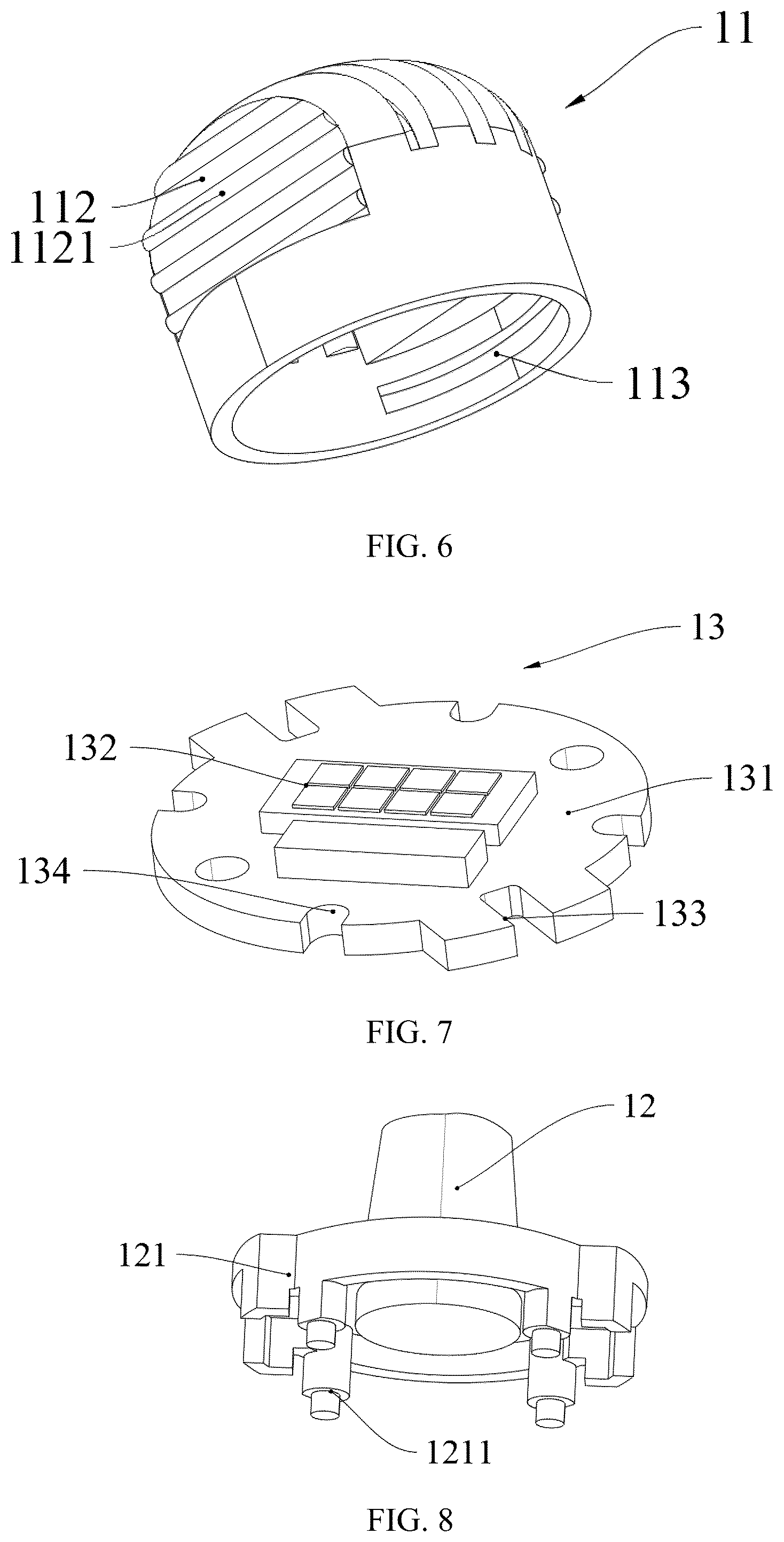 Patent US12460781 Figure 5 – LED vehicle lamp