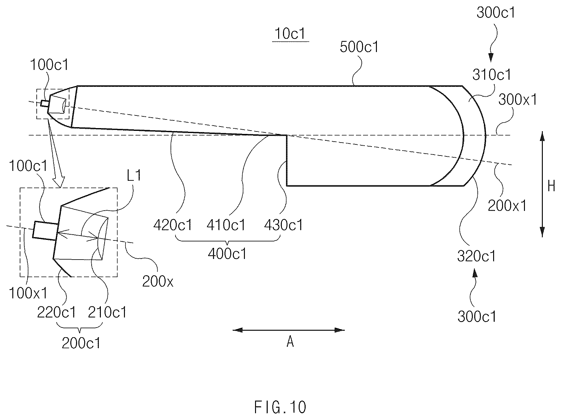 Patent US12460782 Figure 10 – Lamp