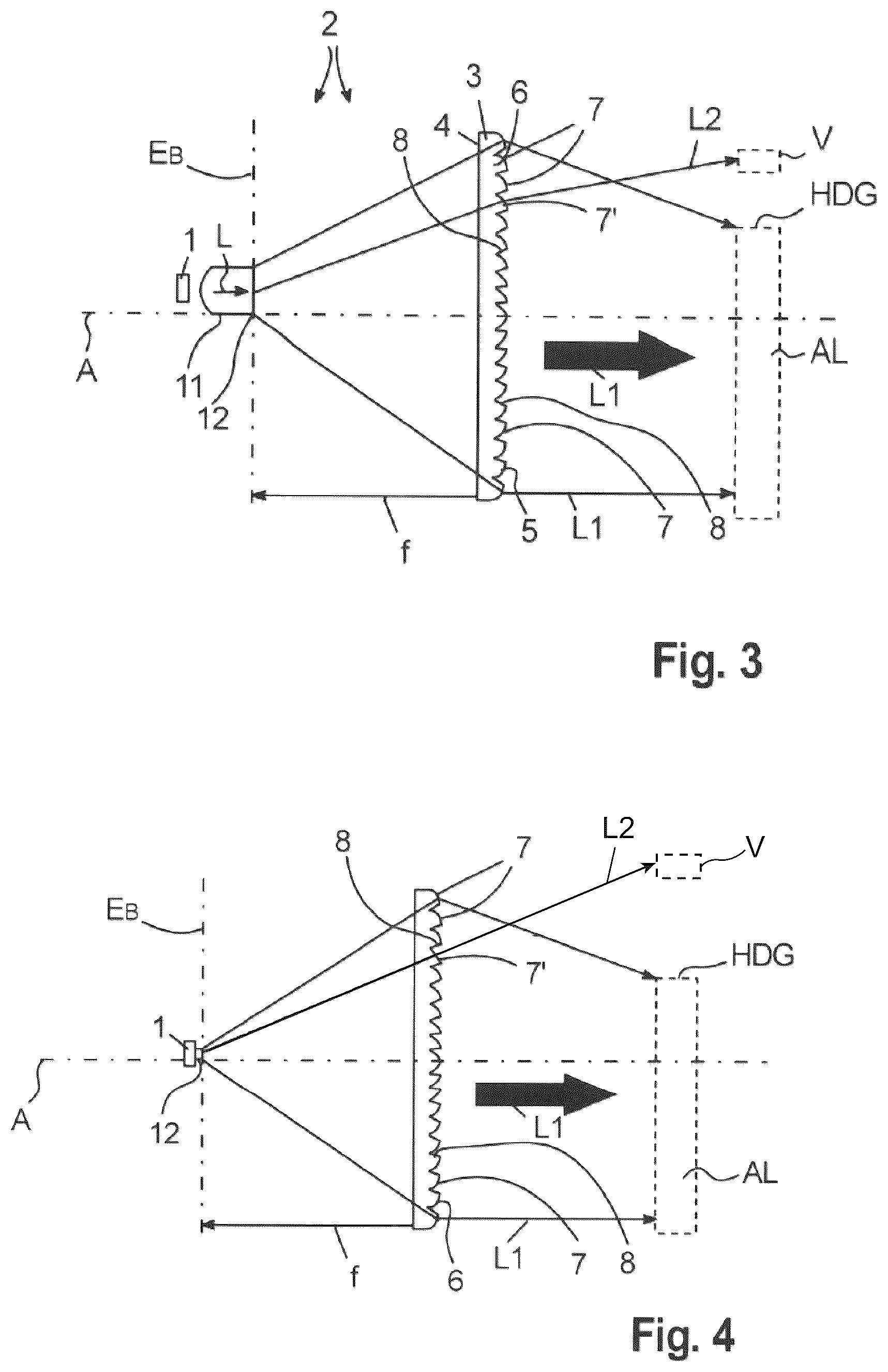 Patent US12460783 Figure 2 – Headlamp for vehicles