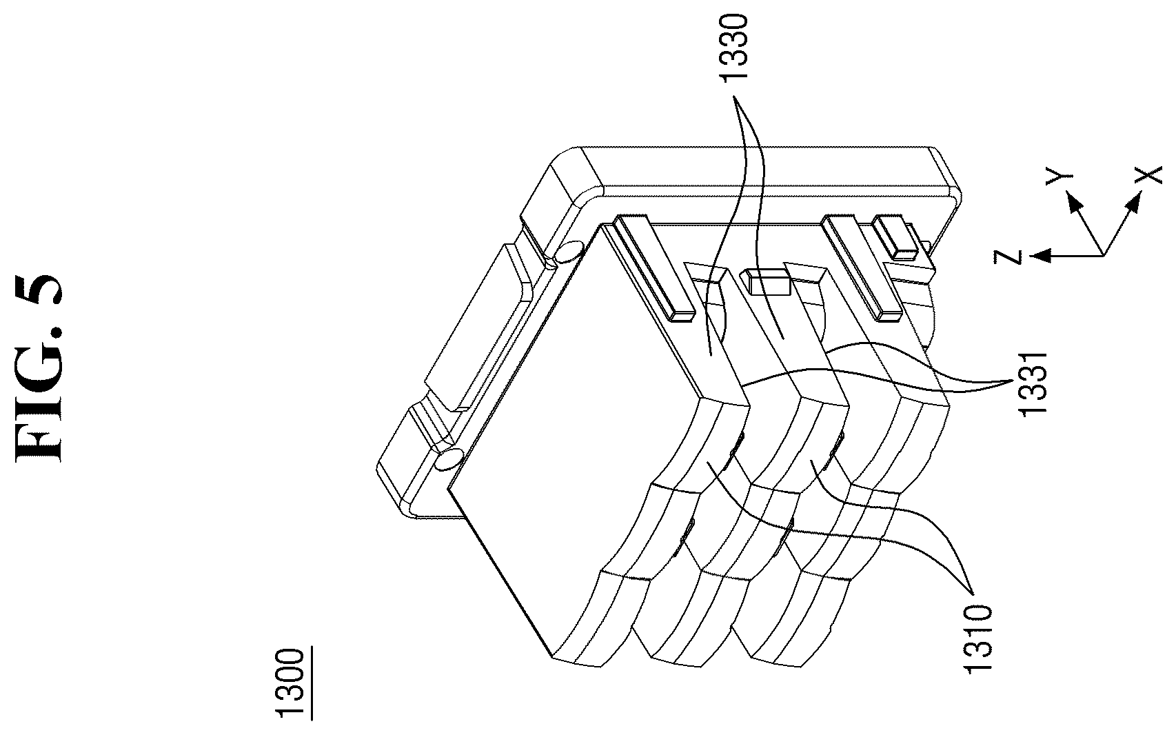 Patent US12460784 Figure 5 – Vehicle lamp