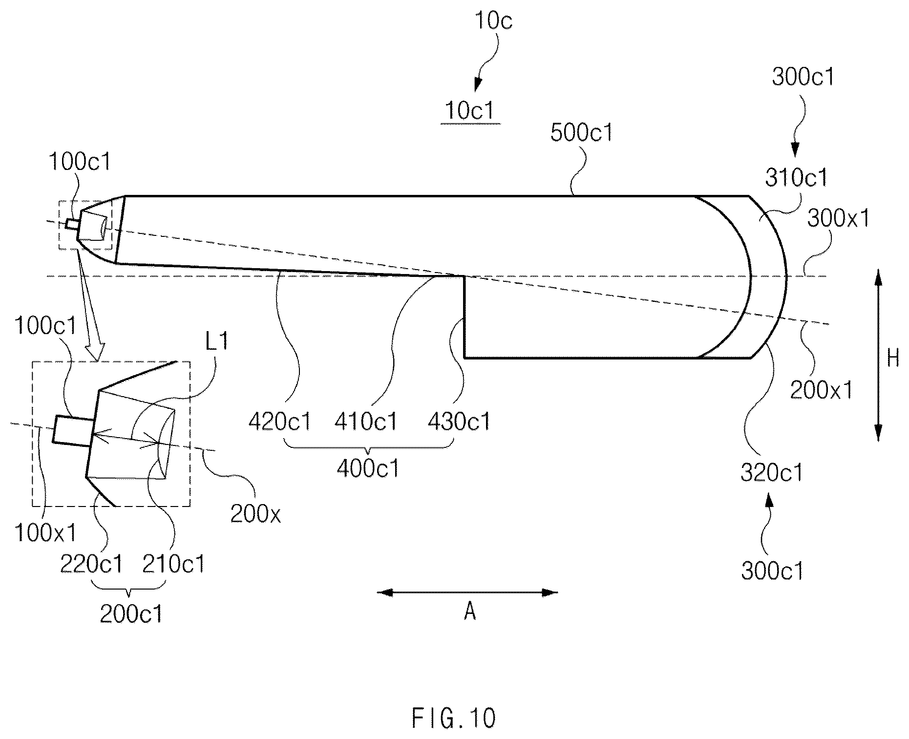 Patent US12460785 Figure 10 – Lamp