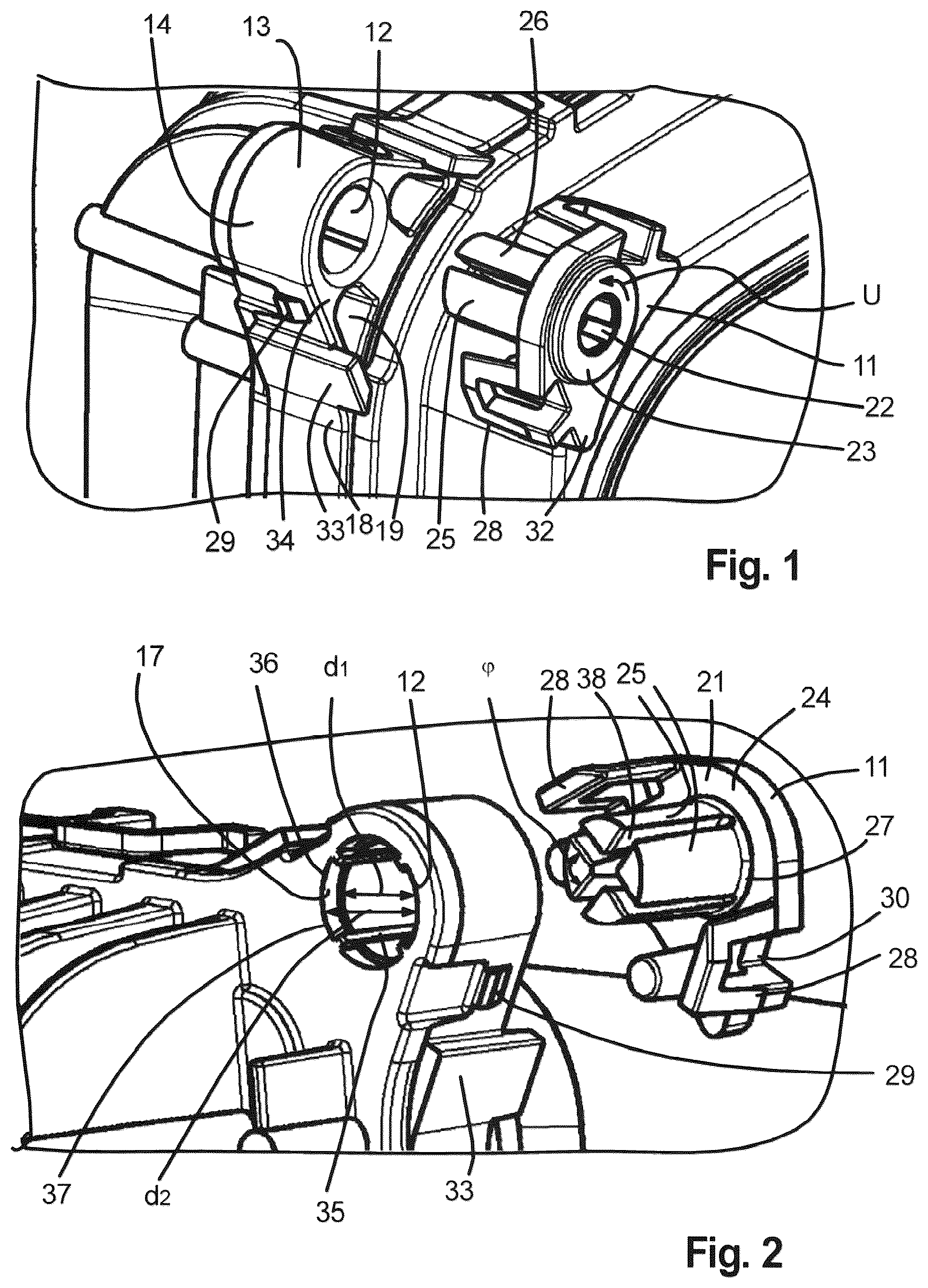 Patent US12460786 Figure 1 – Headlamp for vehicles