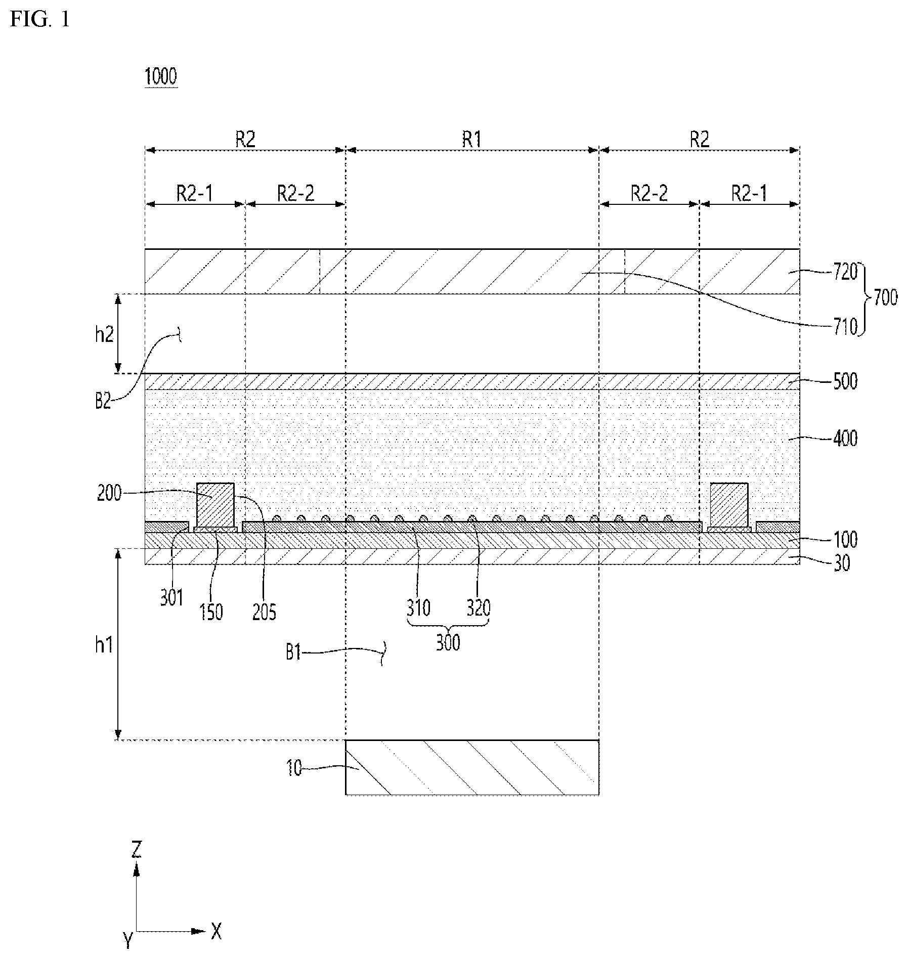 Patent US12460787 Figure 1 – Lighting device including sensor that transmits and receives and lamp including the same