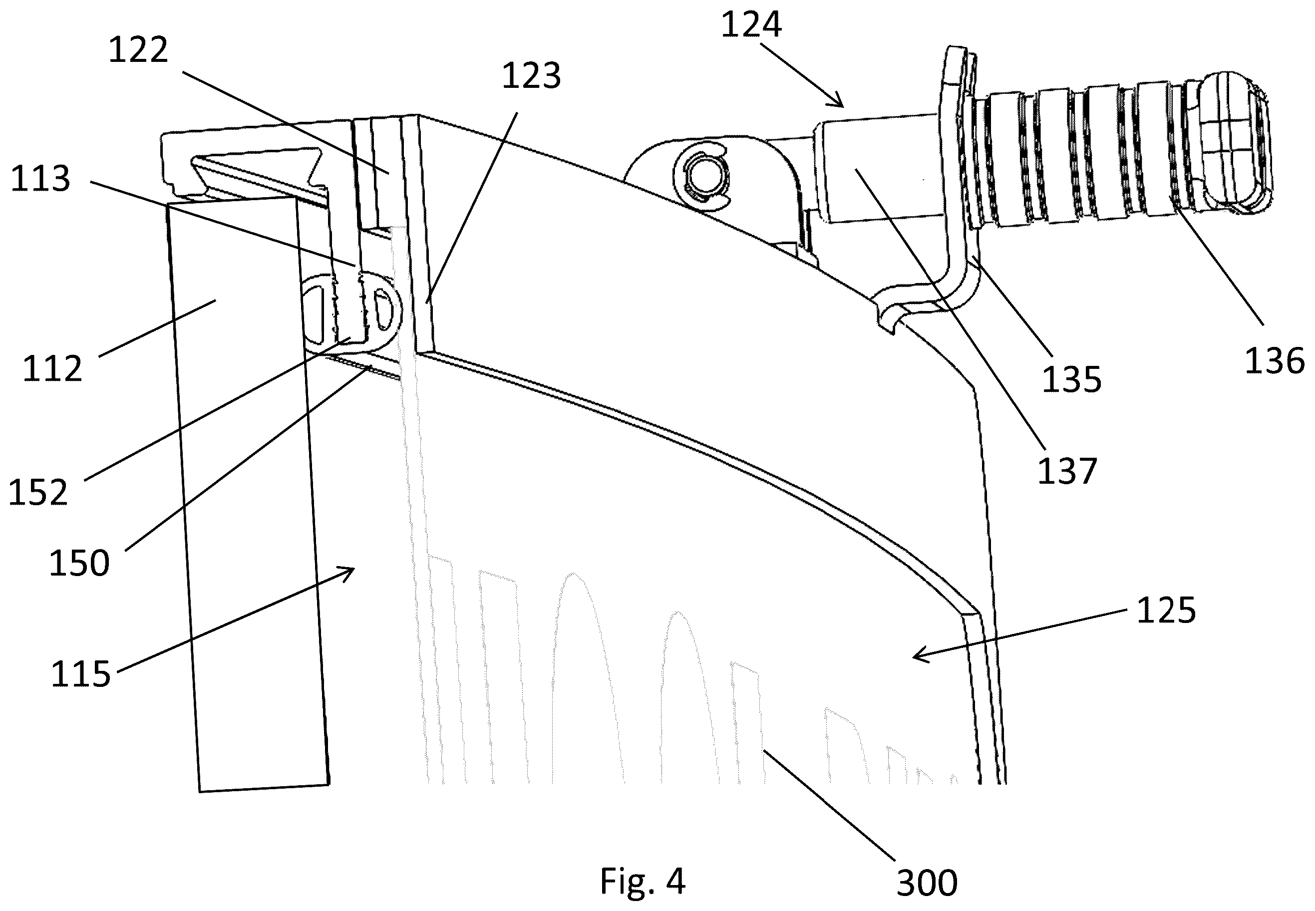 Patent US12460788 Figure 4 – Illuminated sign device with replaceable lens