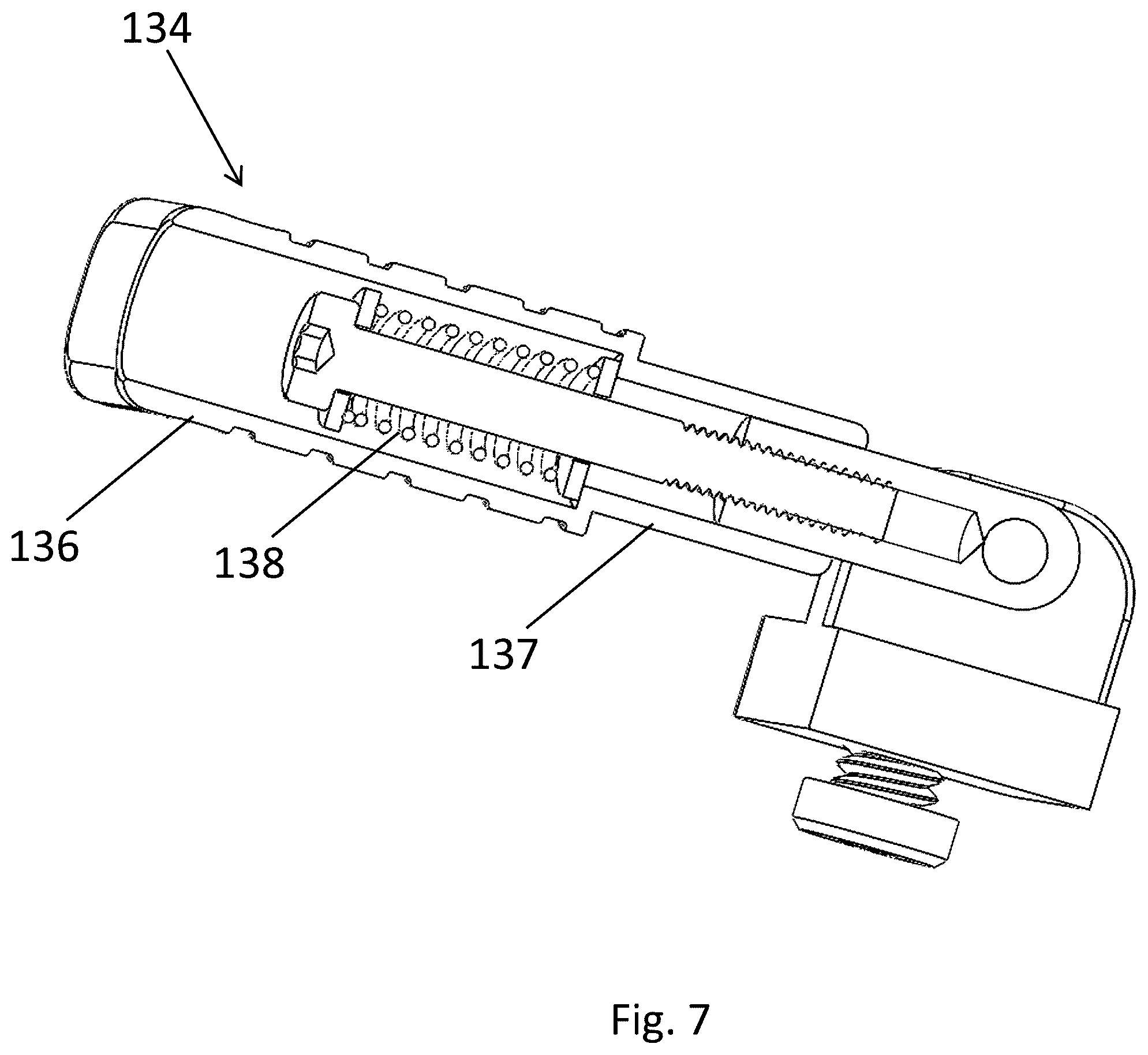 Patent US12460788 Figure 7 – Illuminated sign device with replaceable lens