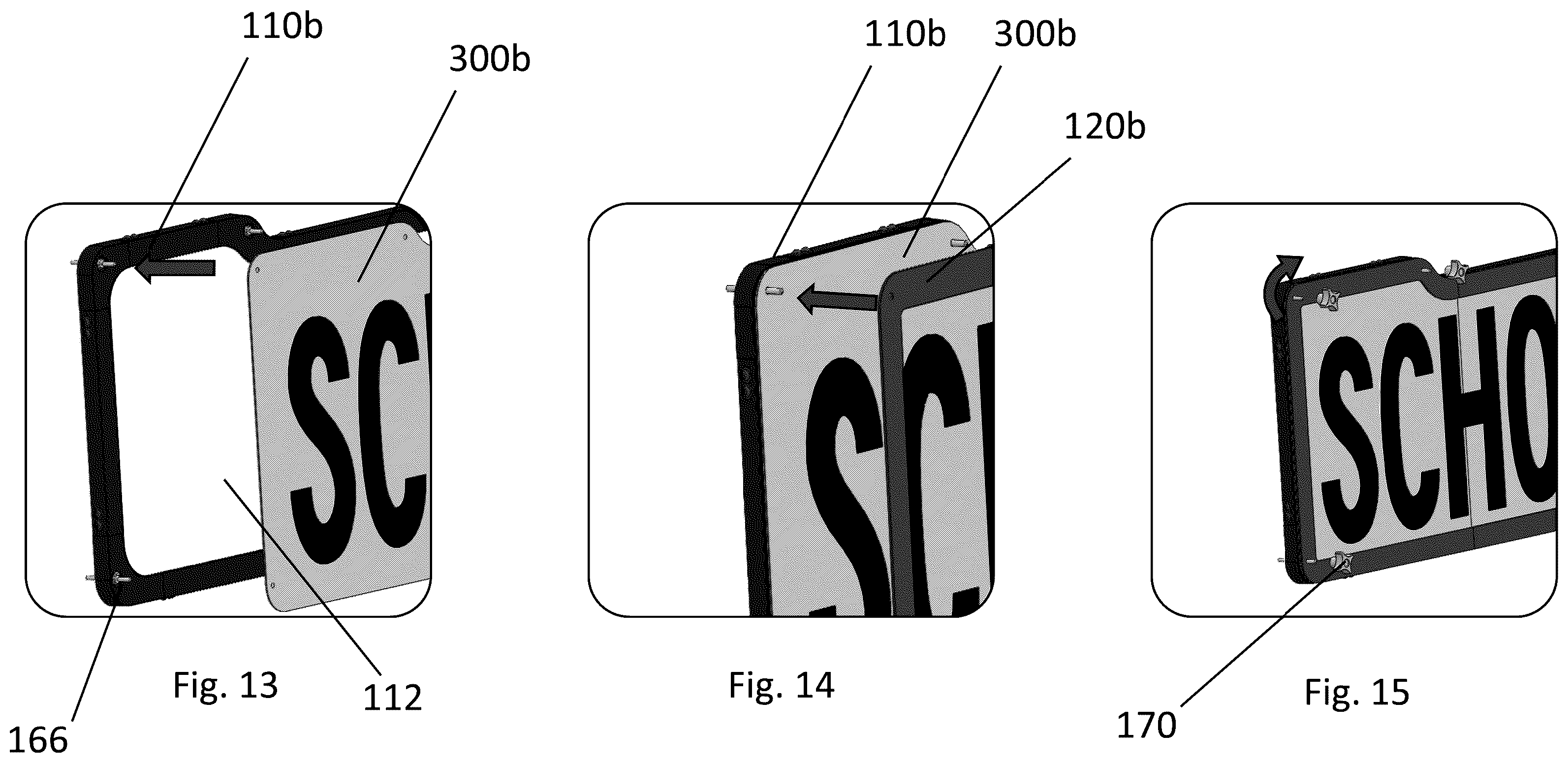 Patent US12460788 Figure 11 – Illuminated sign device with replaceable lens