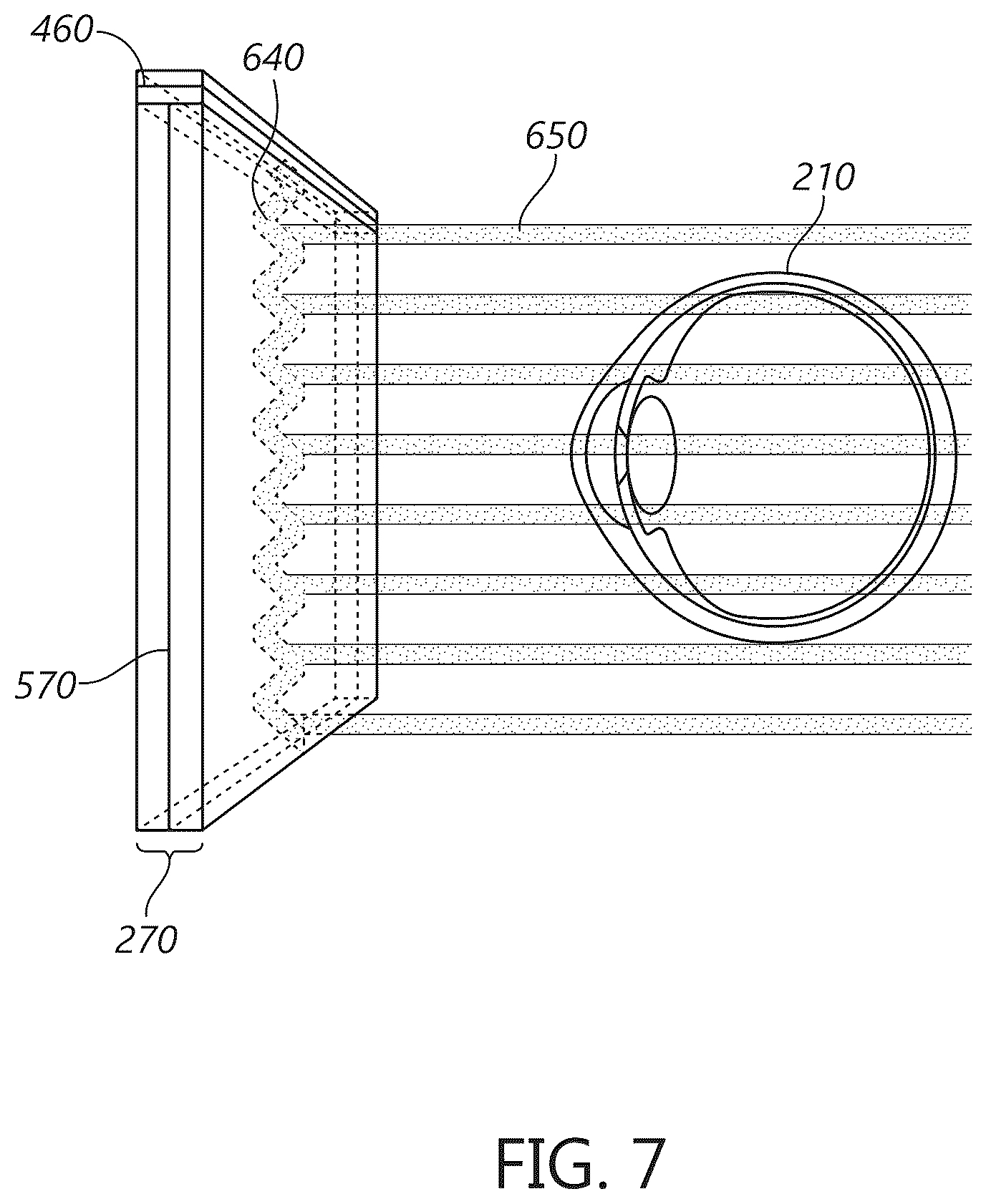 Patent US12460791 Figure 6 – Light output system with reflector and lens for highly spatially uniform light output