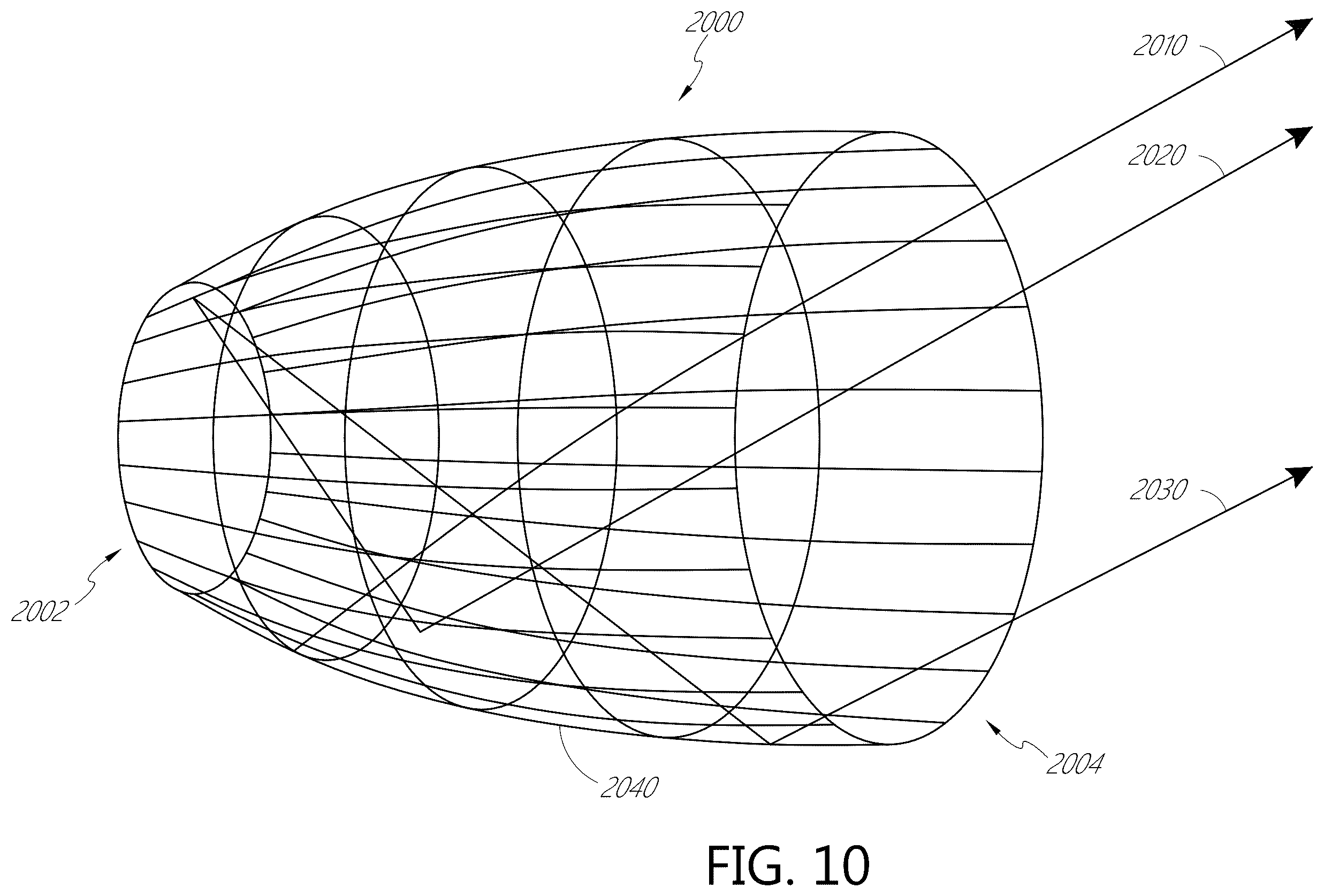 Patent US12460791 Figure 11 – Light output system with reflector and lens for highly spatially uniform light output