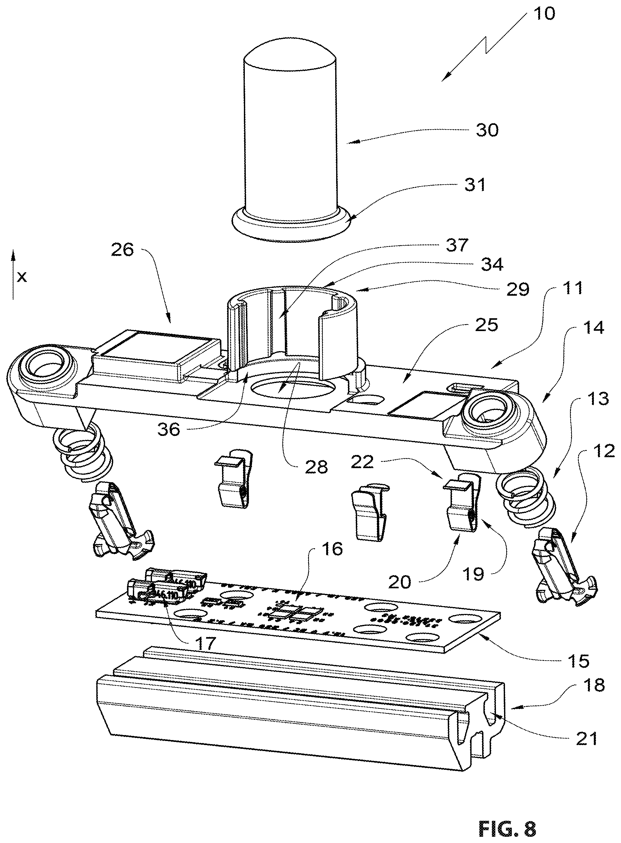 Patent US12460796 Figure 10 – Appliance light