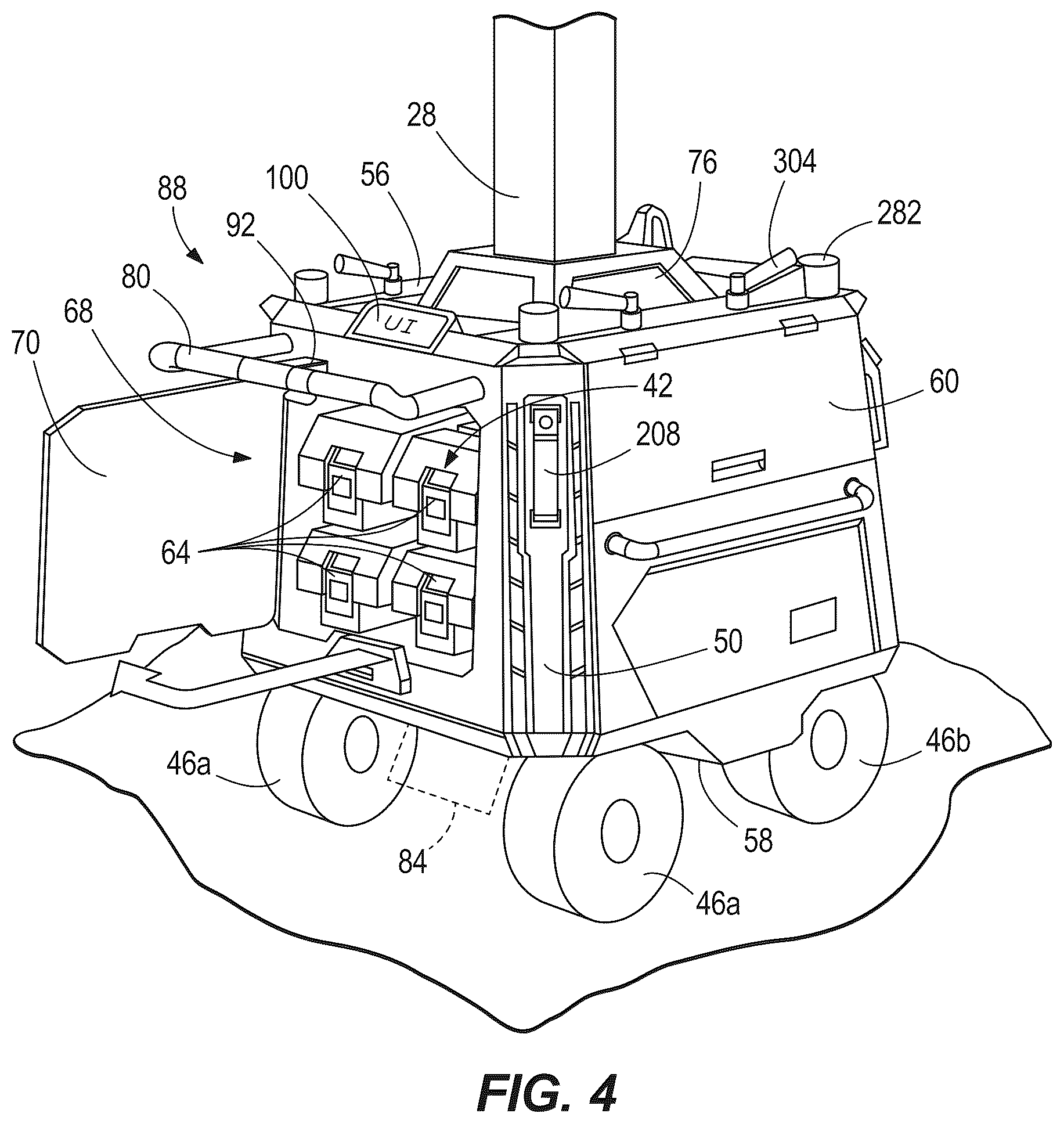 Patent US12460799 Figure 4 – Portable area light