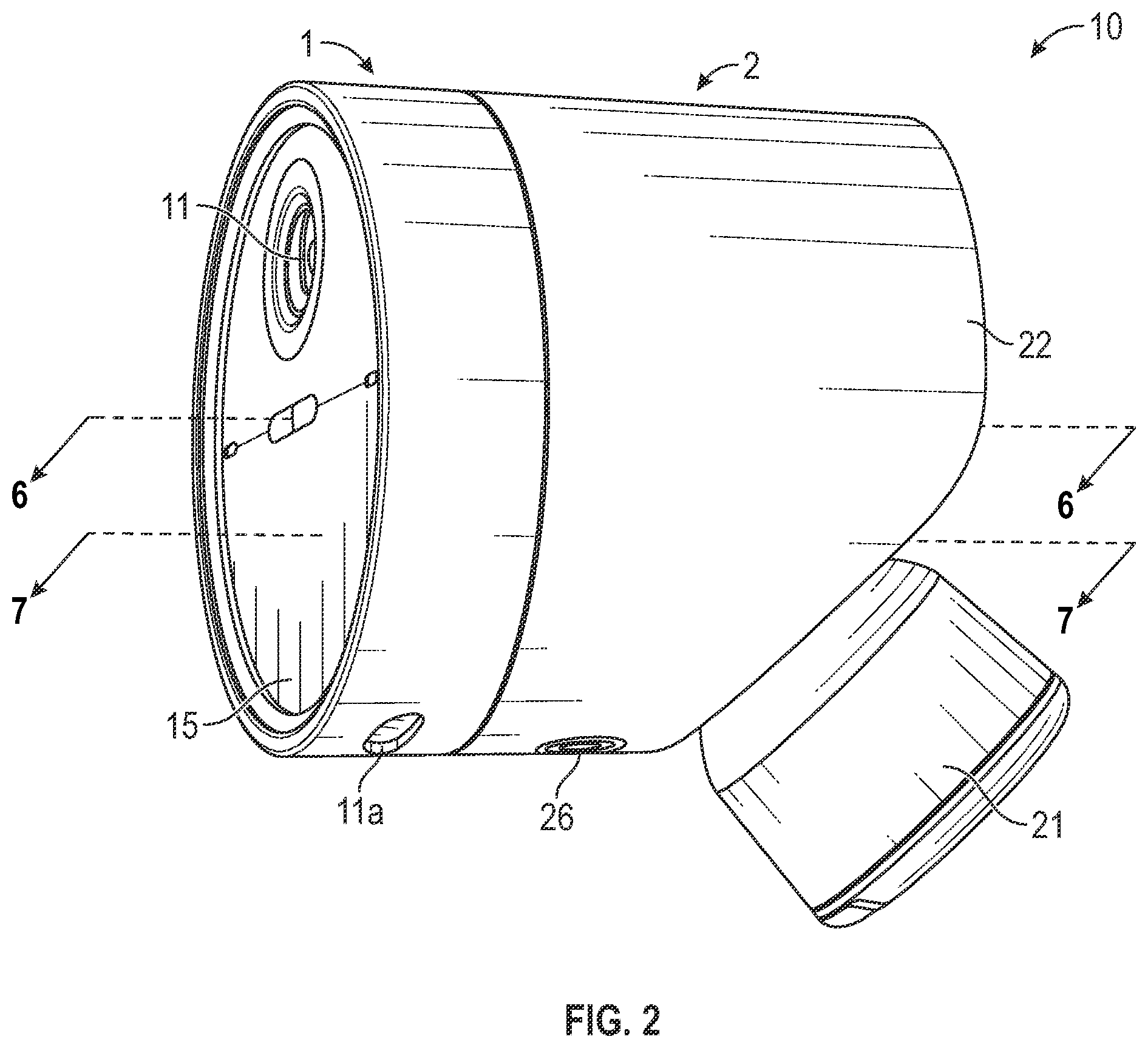Patent US12460801 Figure 2 – Optical devices and mounting for optical devices