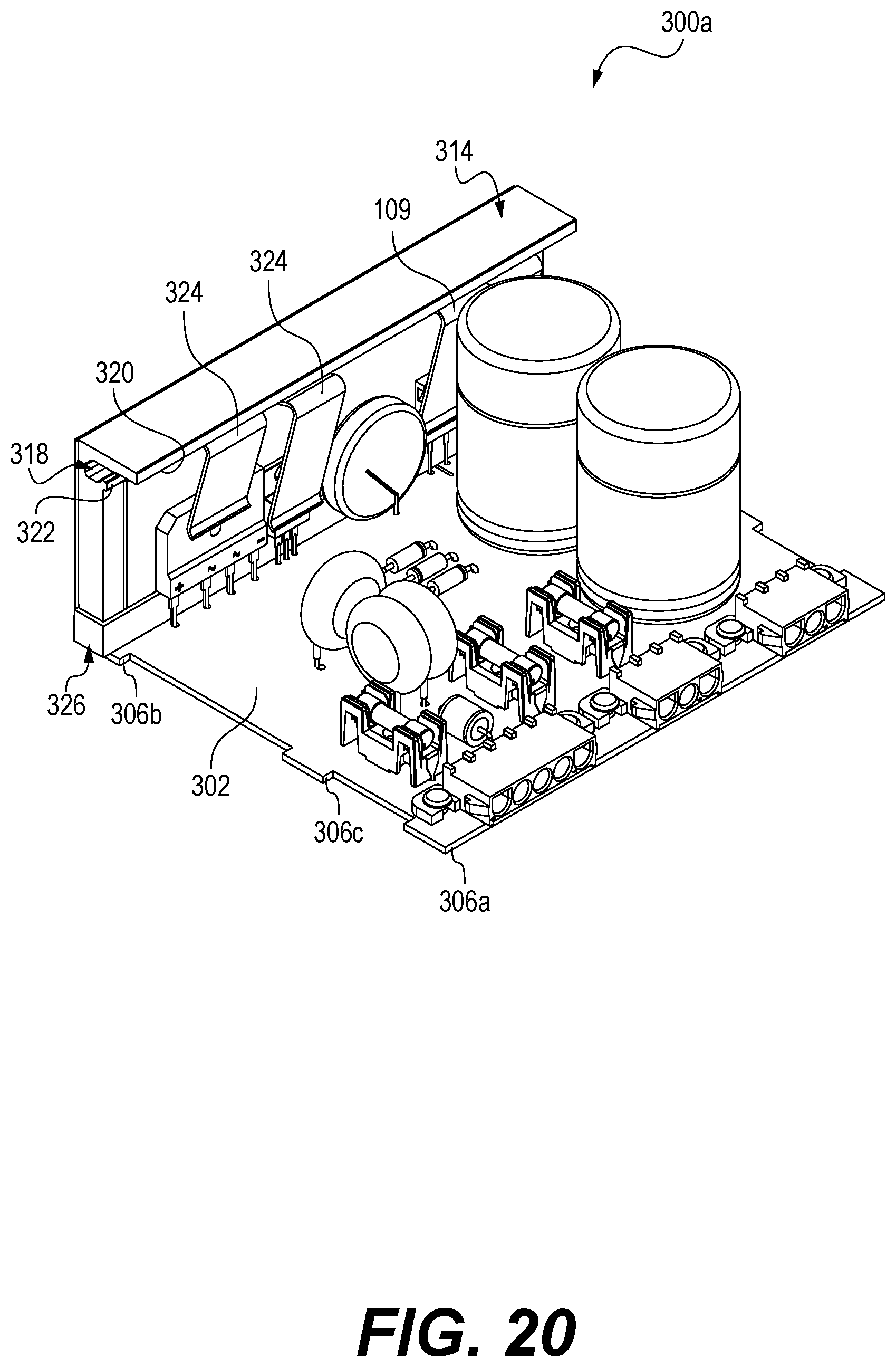 Patent US12460802 Figure 17 – Wire keeper, and an electrical component enclosure for retrofitting a lighting system with LED lights