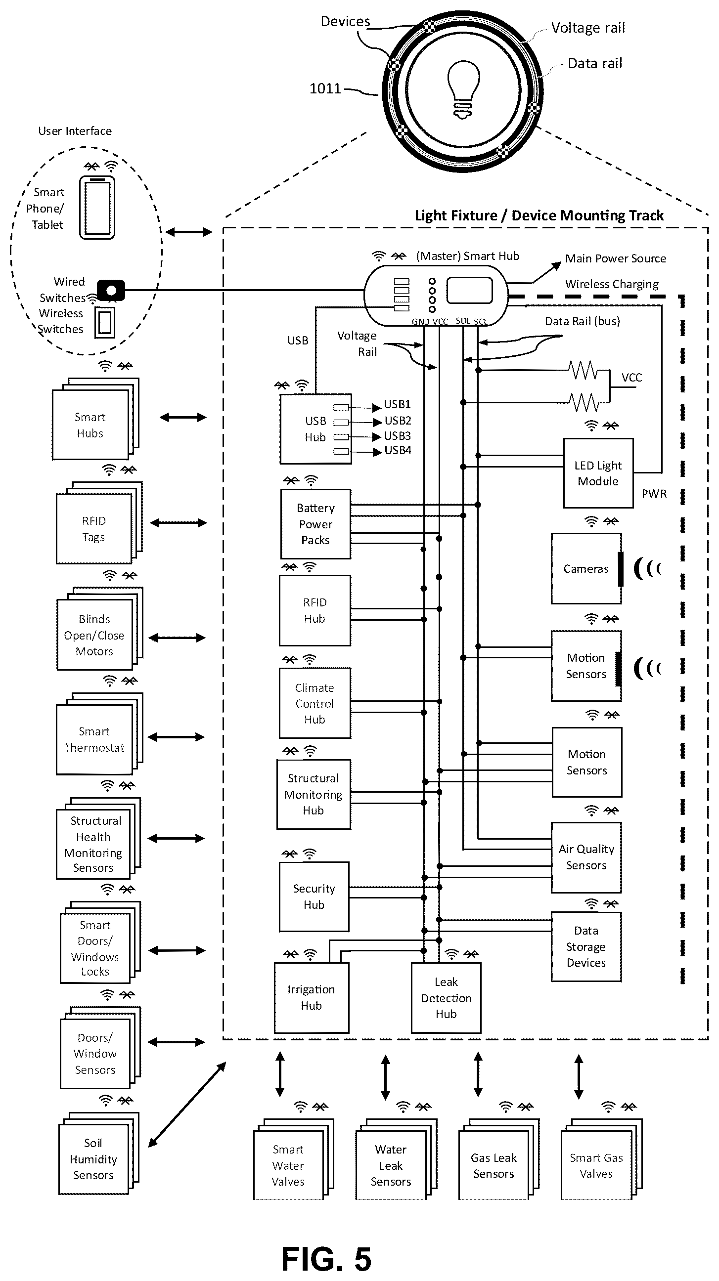 Patent US12460804 Figure 13 – System and method for integrating smart electrical elements