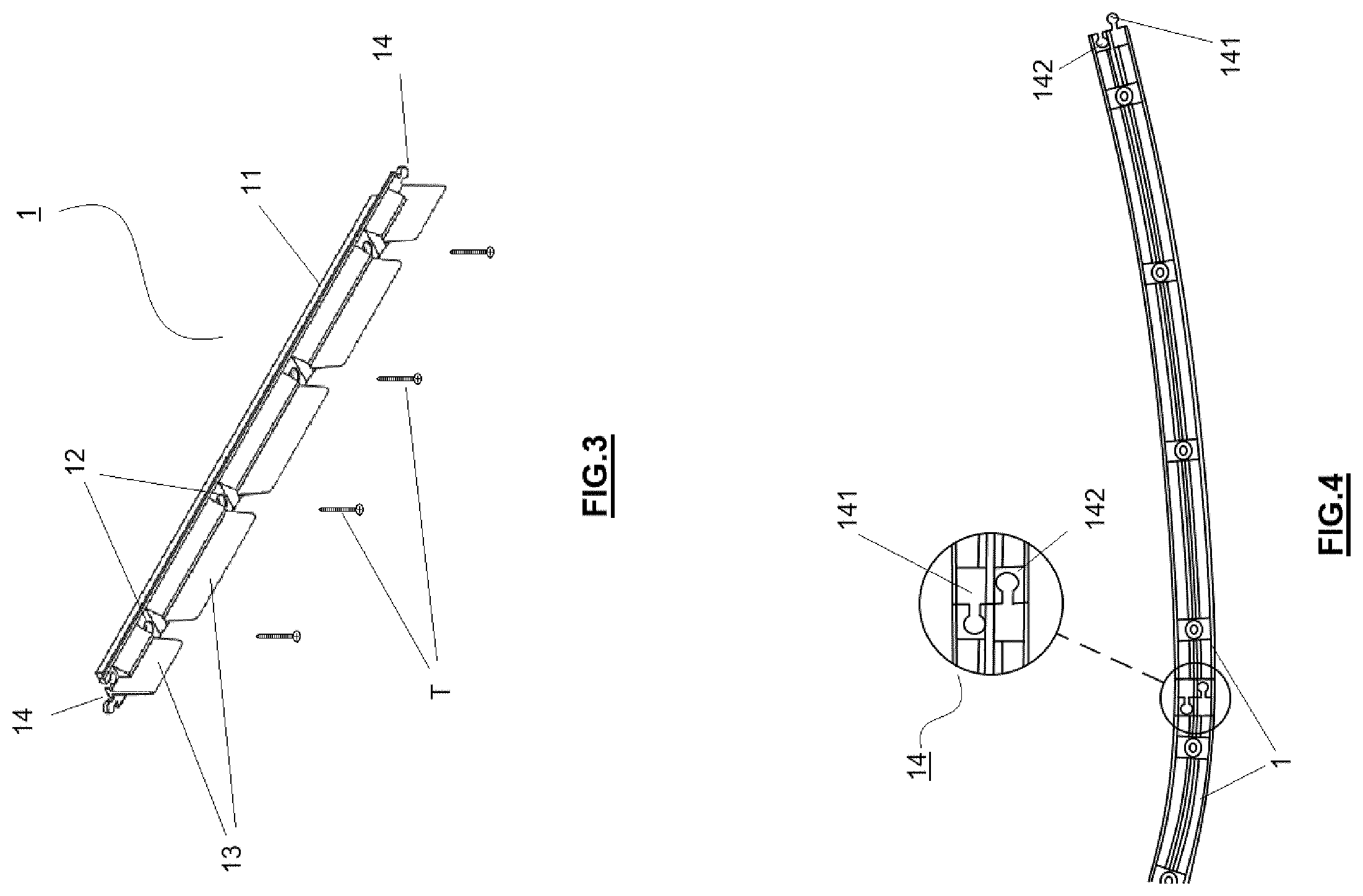 Patent US12460805 Figure 2 – Lighting system with a hollow and flexible track