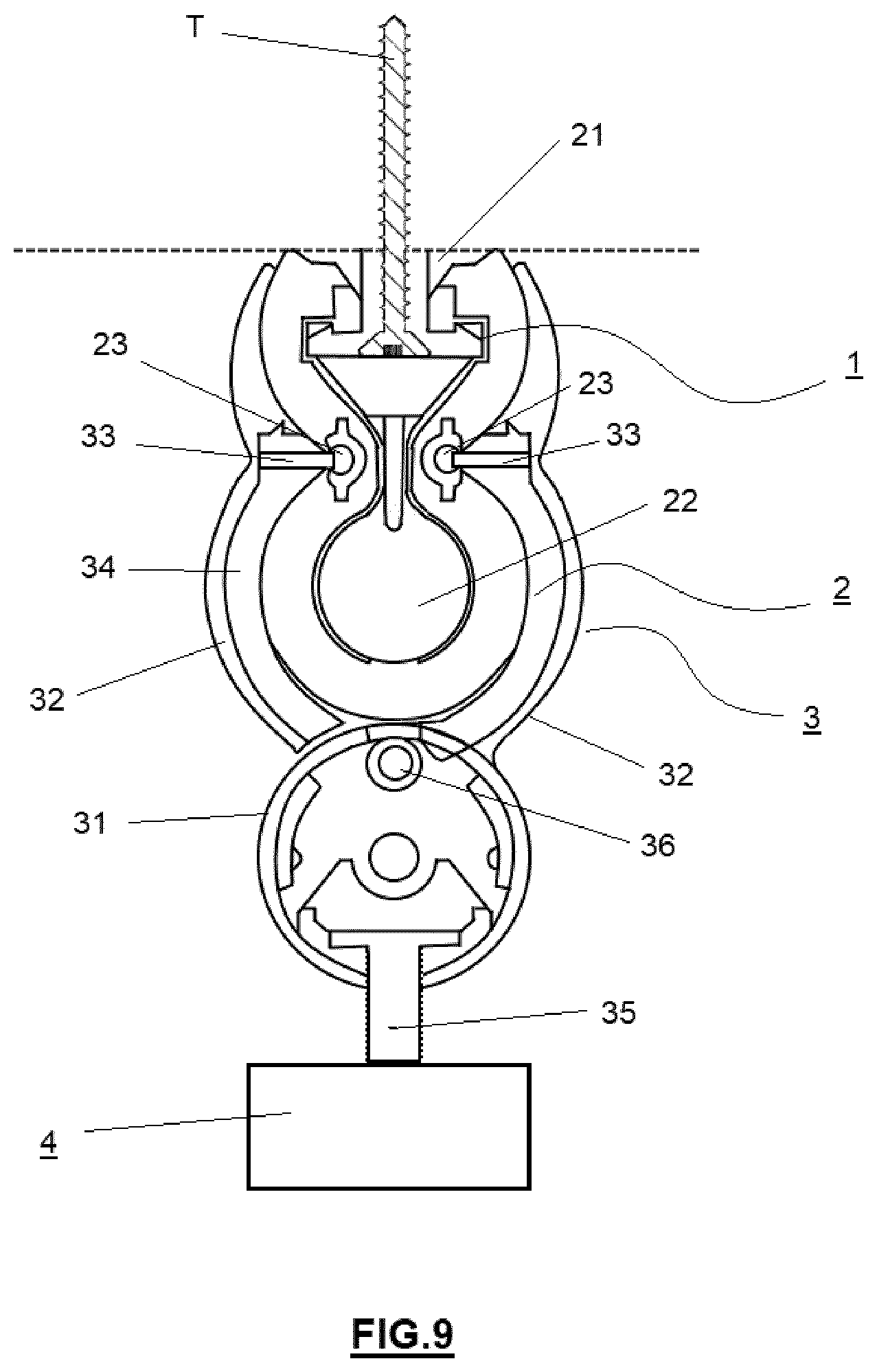 Patent US12460805 Figure 5 – Lighting system with a hollow and flexible track