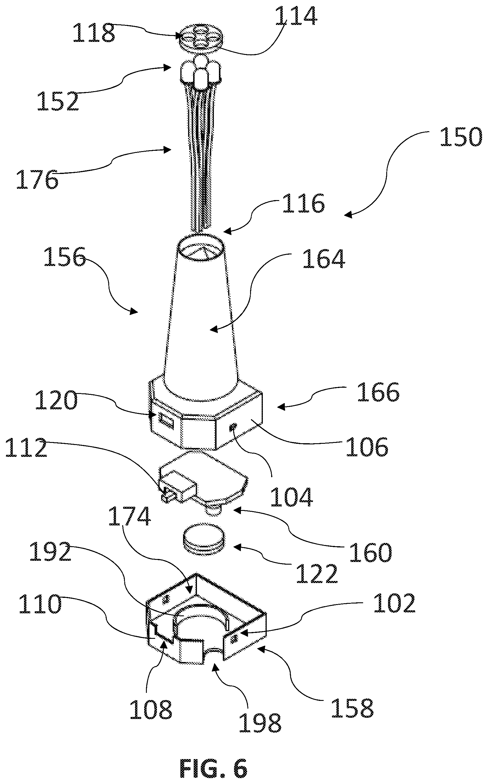 Patent US12460807 Figure 6 – Sound synchronized light device for balloons