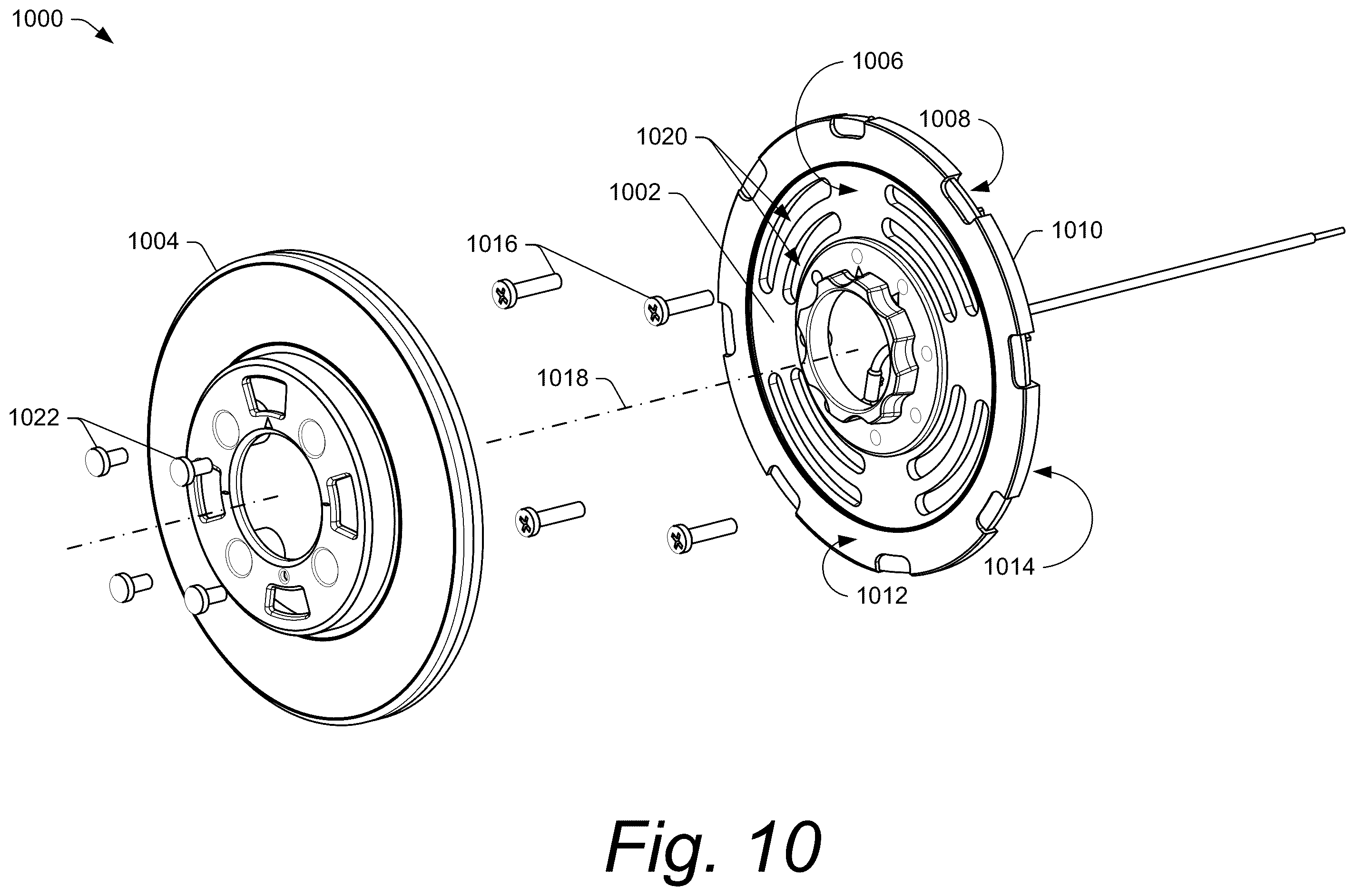 Patent US12460808 Figure 10 – Modular floodlight system with supplemental motion detection