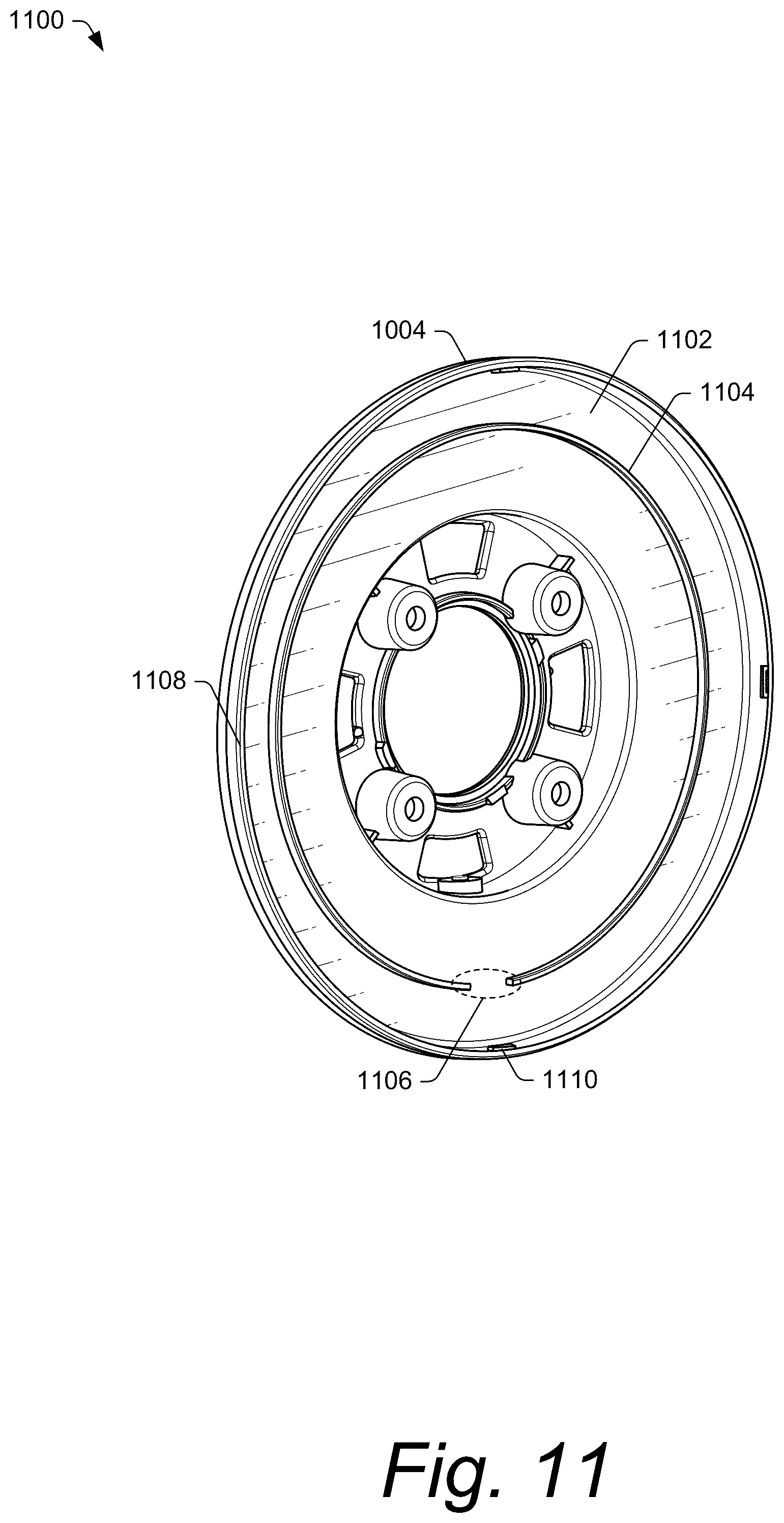 Patent US12460808 Figure 11 – Modular floodlight system with supplemental motion detection