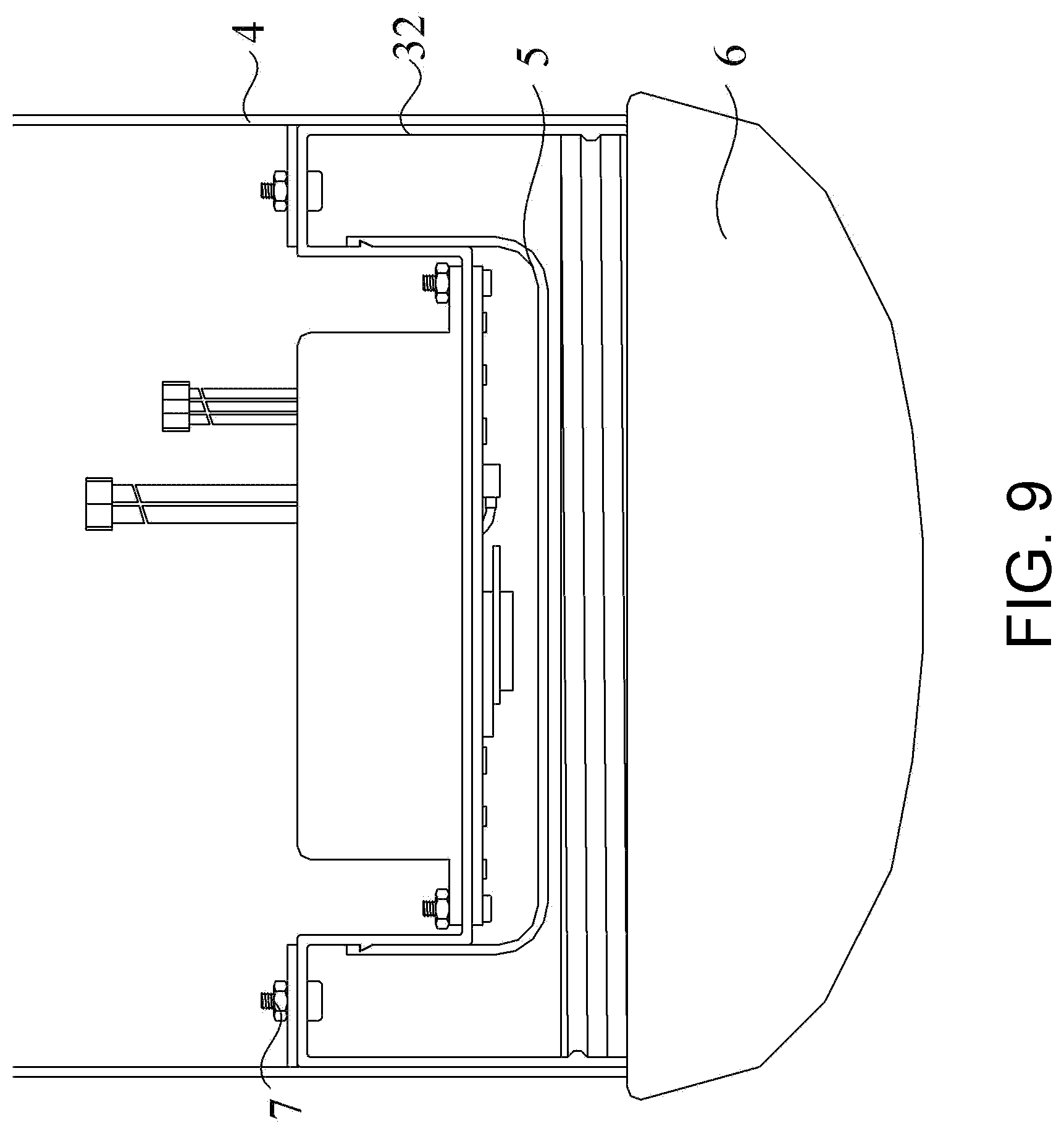 Patent US12460812 Figure 7 – Lighting device and ceiling fan lamp