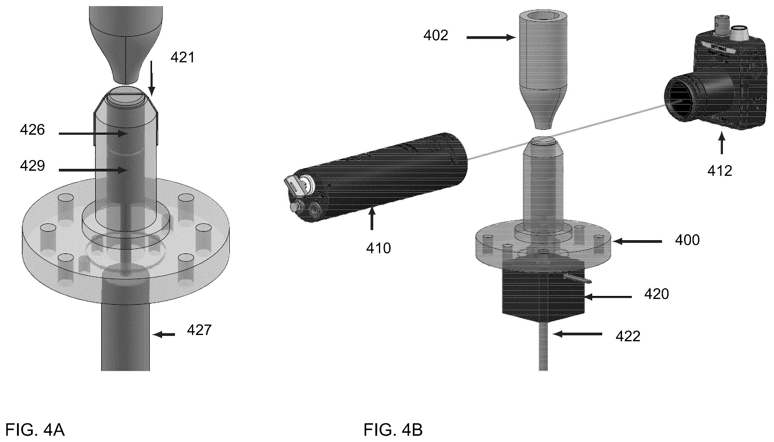 Patent US12460816 Figure 4 – Optical feedback control mechanism for solid reactant strand positioning