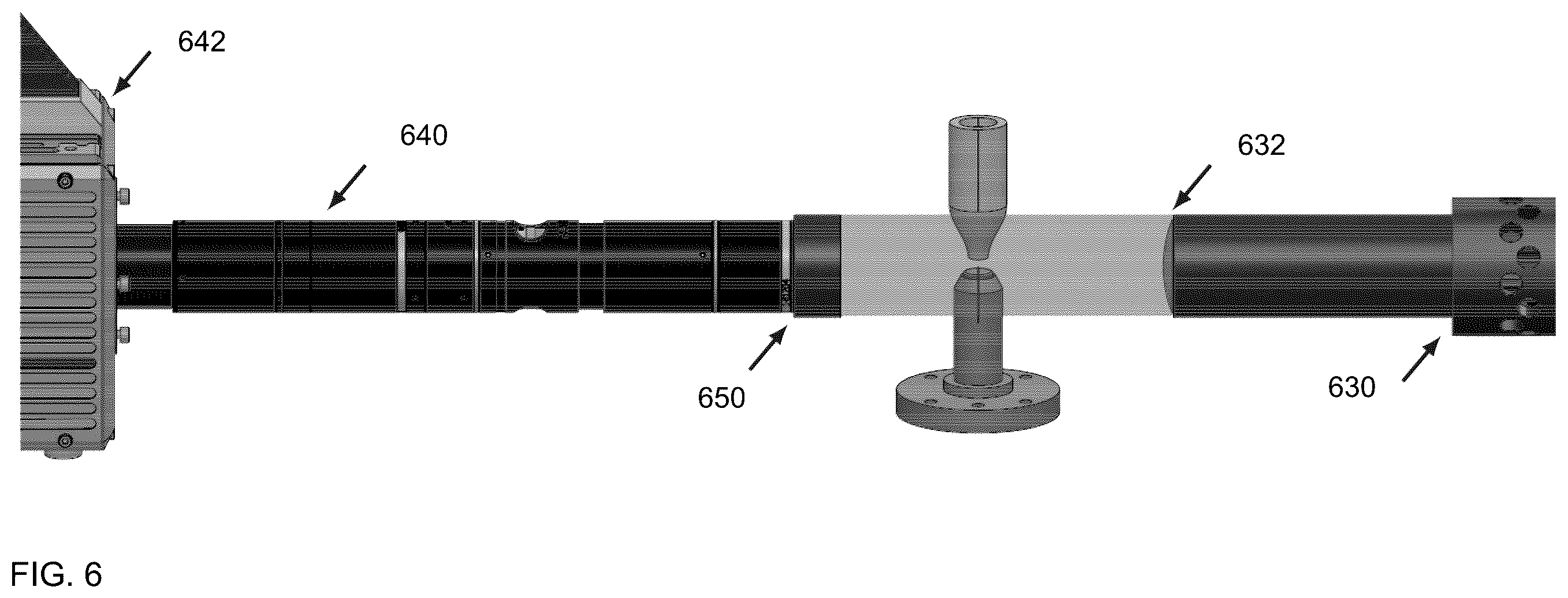 Patent US12460816 Figure 6 – Optical feedback control mechanism for solid reactant strand positioning
