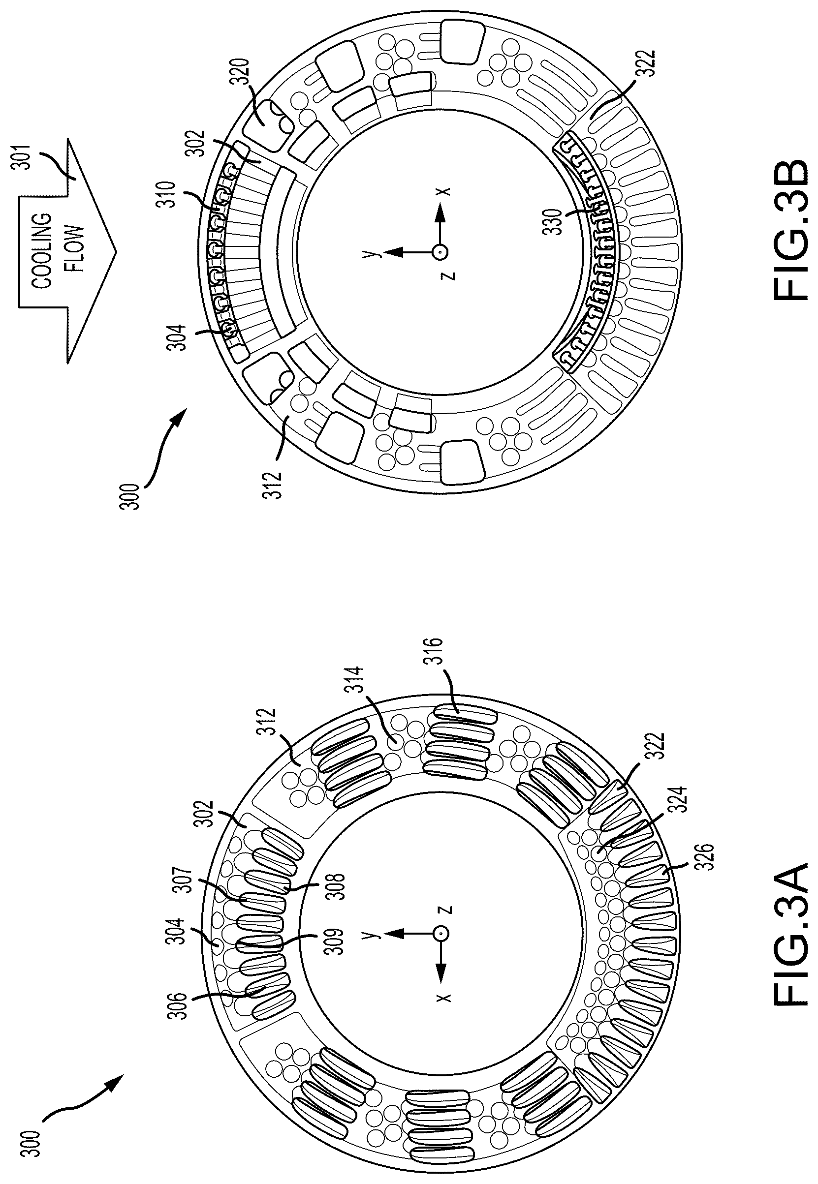 Patent US12460818 Figure 3 – Dilution holes with ridge feature for gas turbine engines