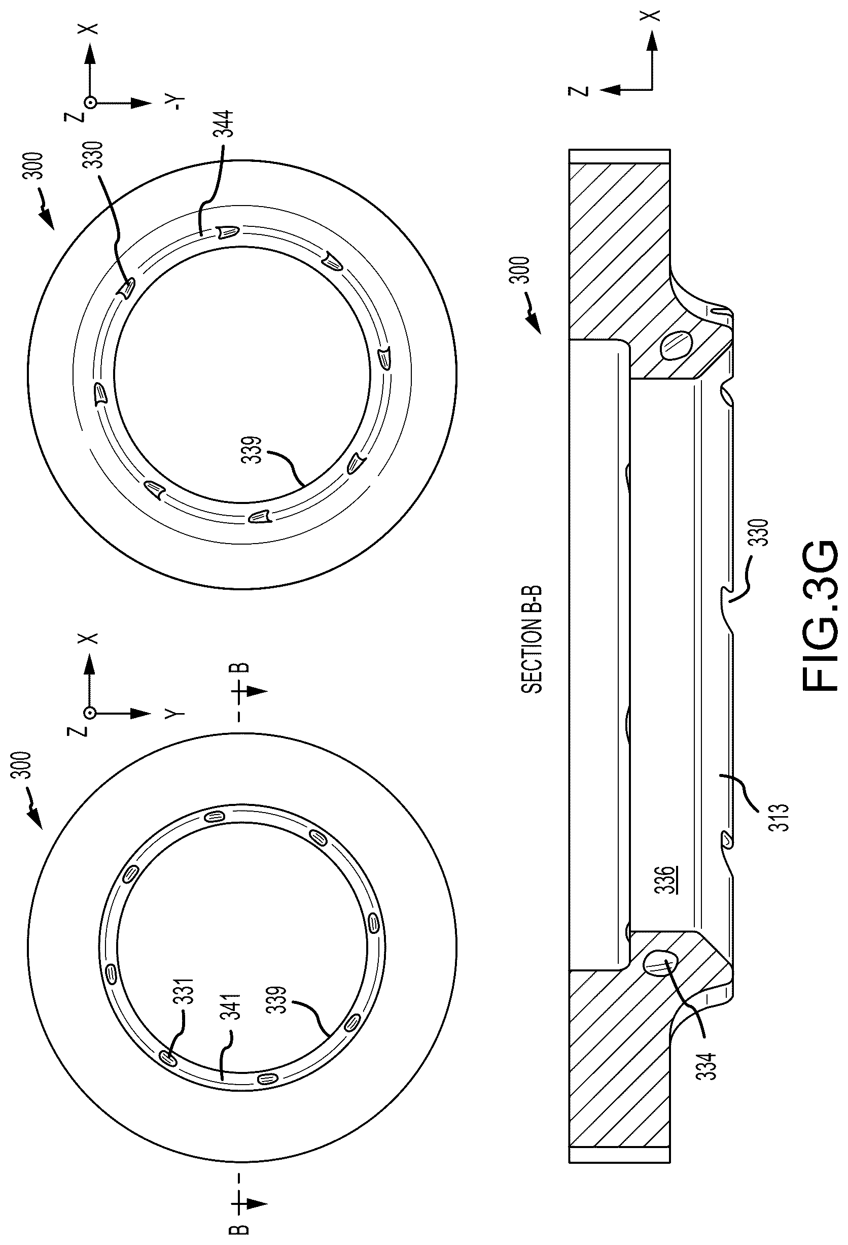 Patent US12460818 Figure 8 – Dilution holes with ridge feature for gas turbine engines