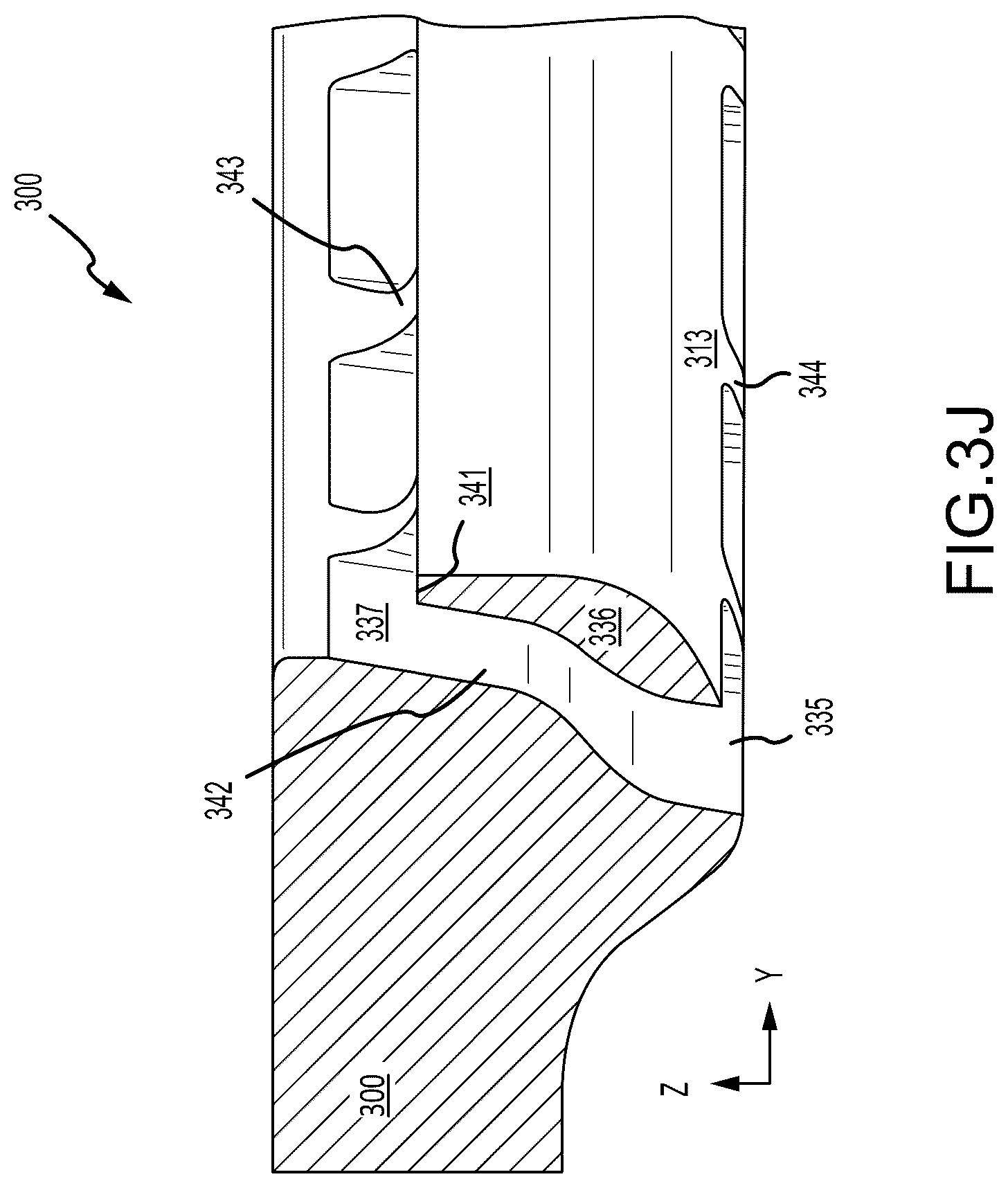 Patent US12460818 Figure 12 – Dilution holes with ridge feature for gas turbine engines