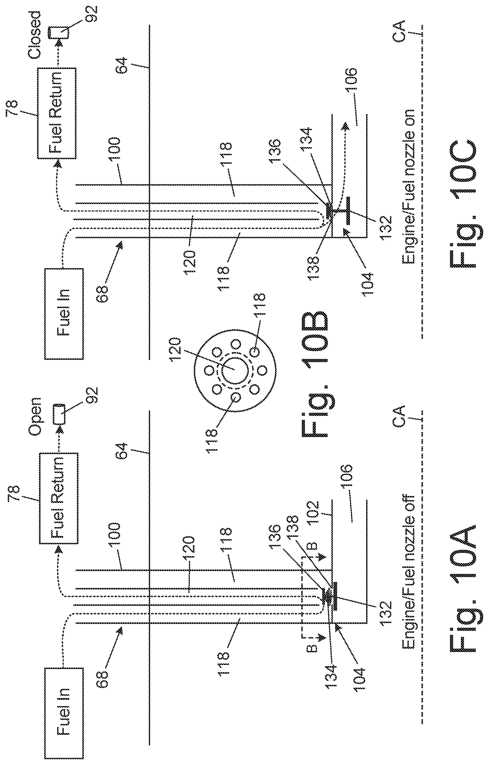 Patent US12460819 Figure 10 – Continuous flow fuel system