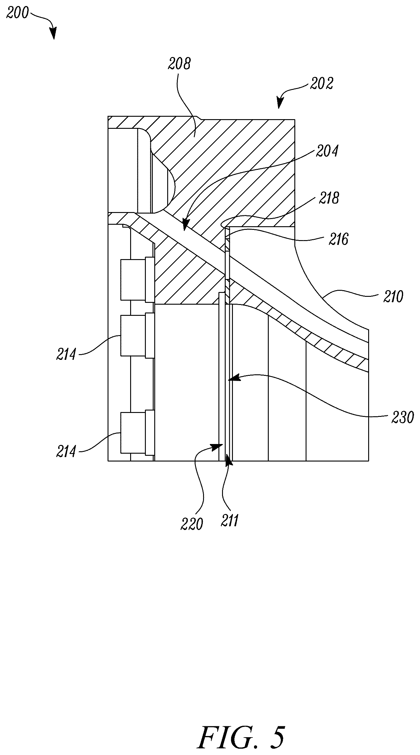 Patent US12460820 Figure 5 – Fueling passage array sealing system and method of use