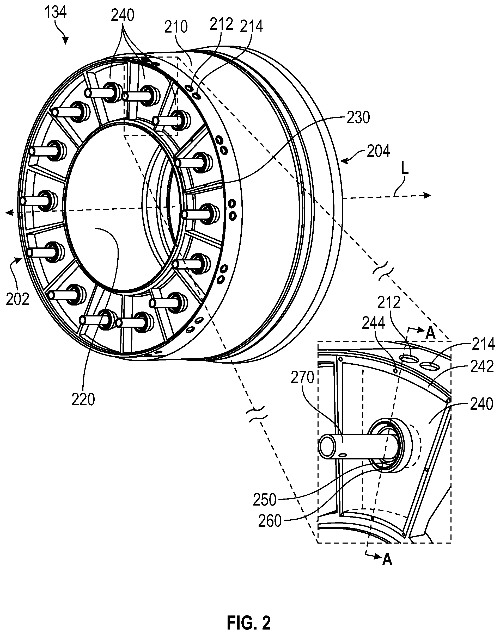 Patent US12460821 Figure 2 – Fuel injector panels having micromixers