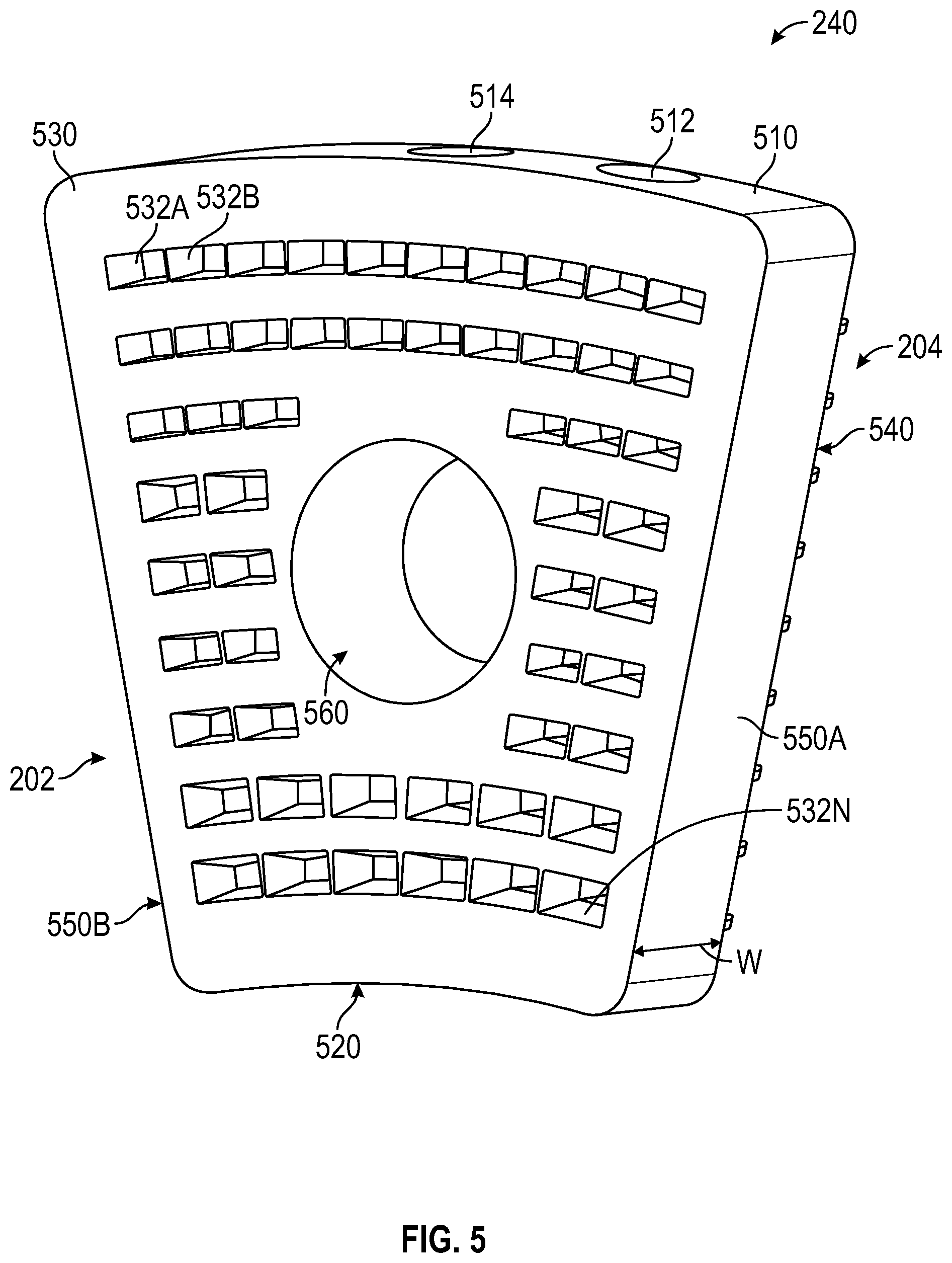 Patent US12460821 Figure 5 – Fuel injector panels having micromixers
