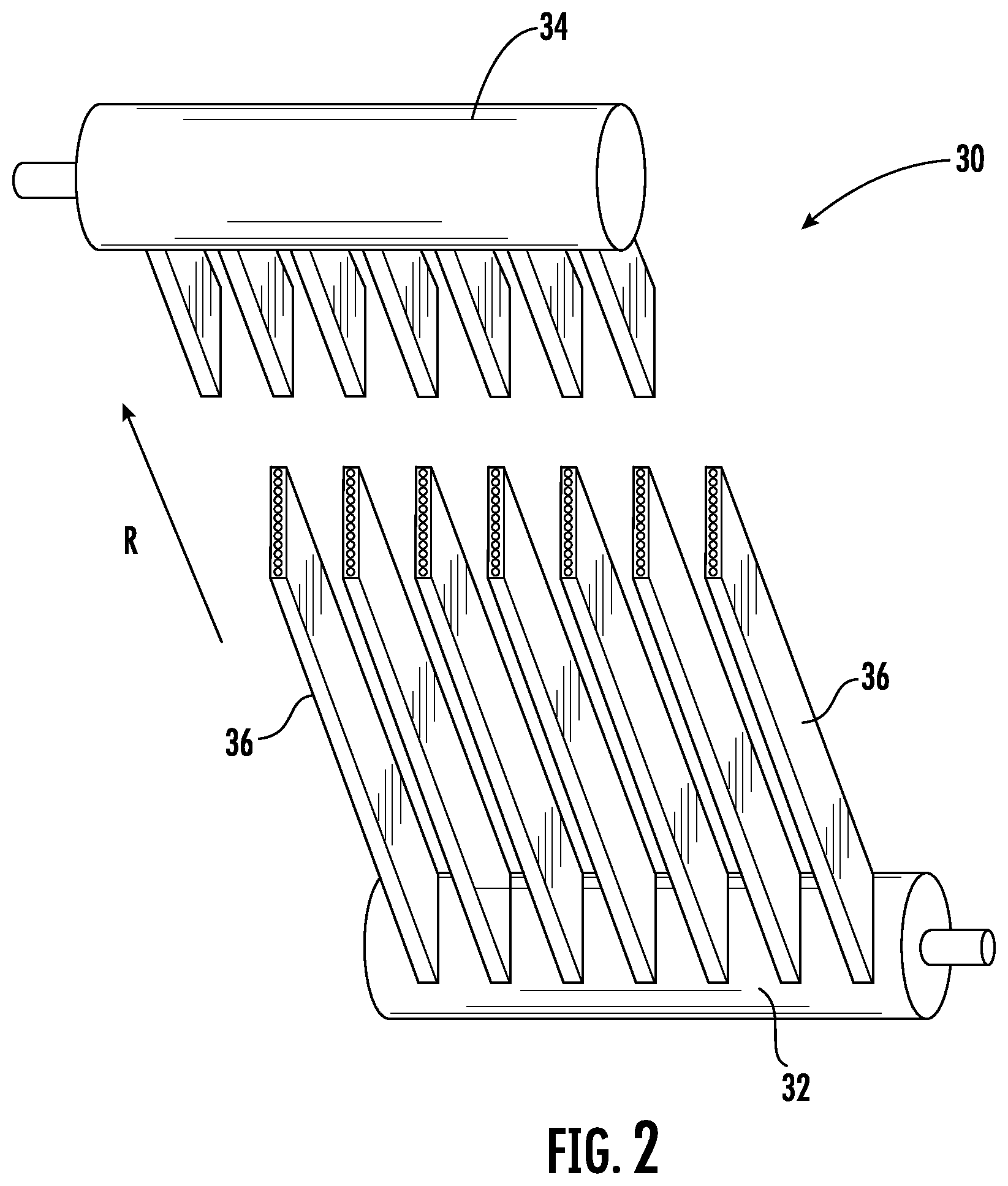 Patent US12460827 Figure 2 – Microchannel heat exchanger for heat pump