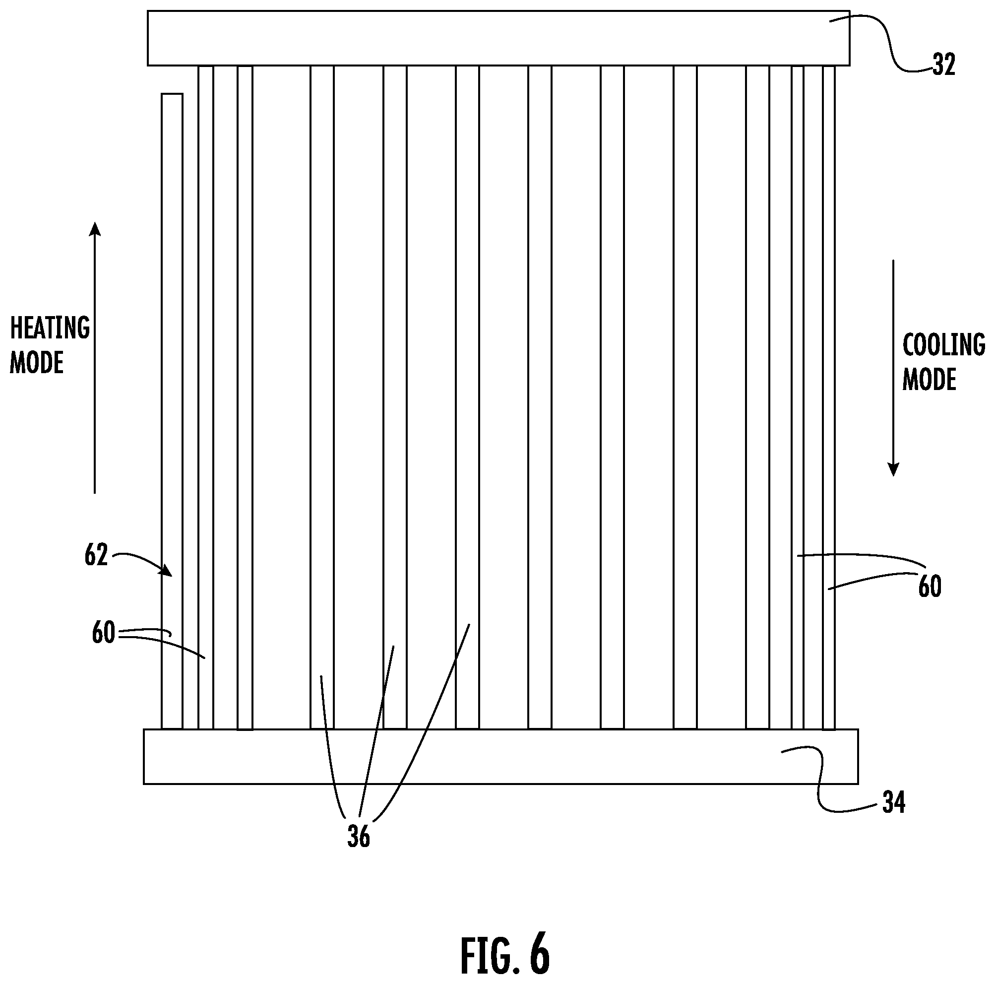 Patent US12460827 Figure 6 – Microchannel heat exchanger for heat pump