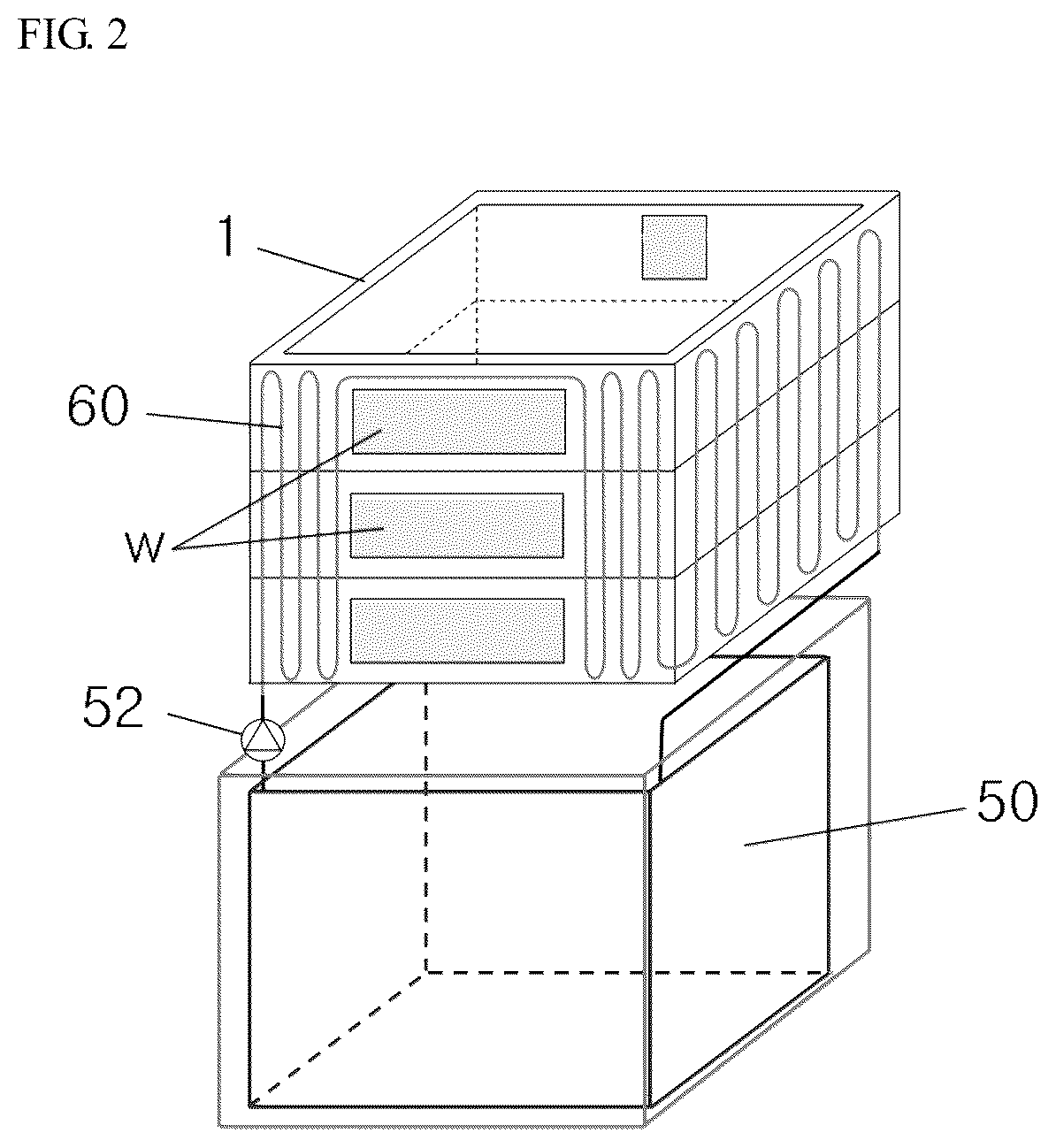 Patent US12460829 Figure 2 – Building system for reducing energy consumption