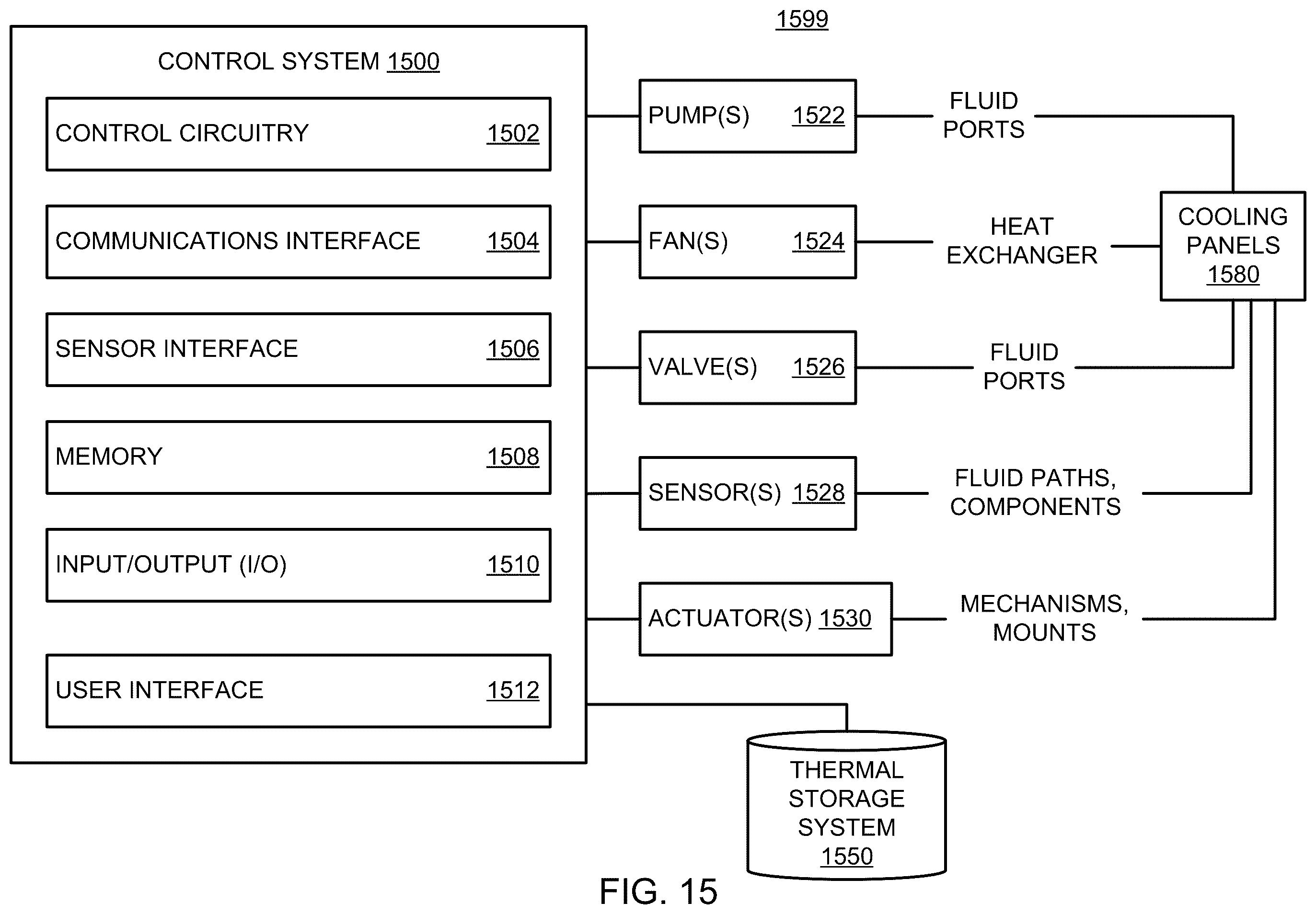 Patent US12460831 Figure 10 – Cooling panel system