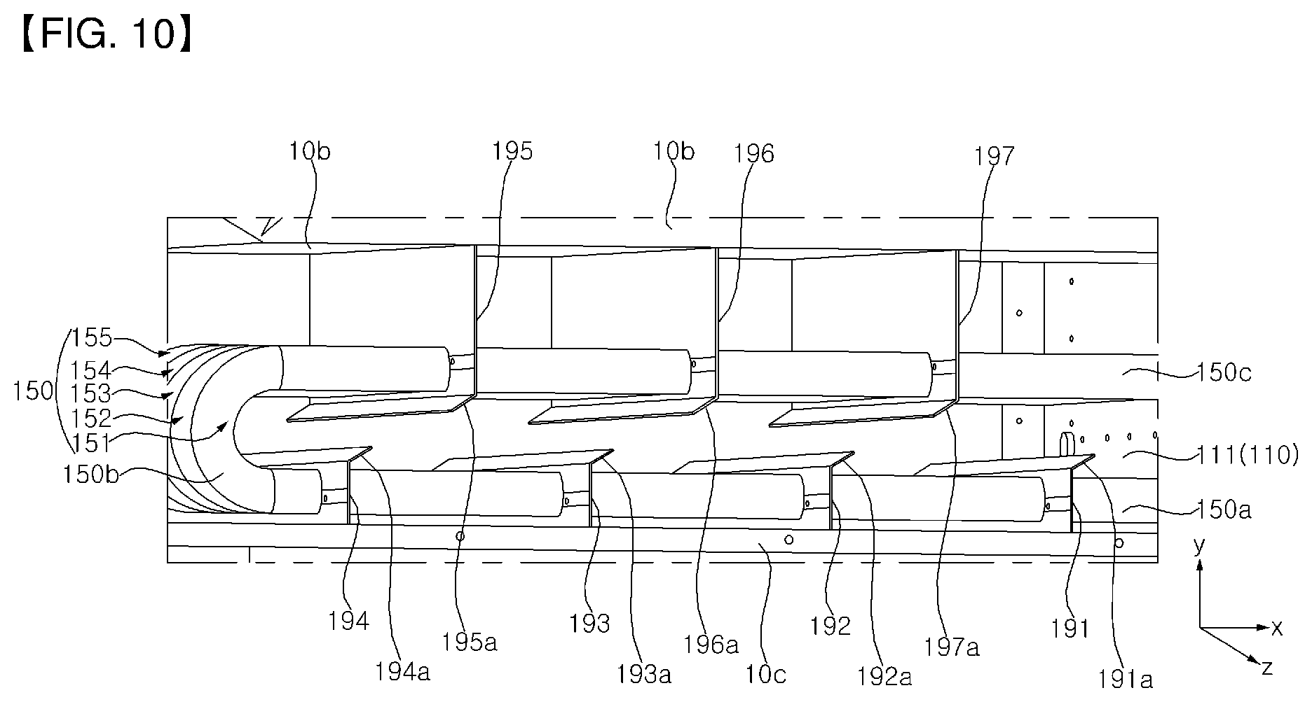 Patent US12460837 Figure 10 – Gas furnace and air conditioner having the same